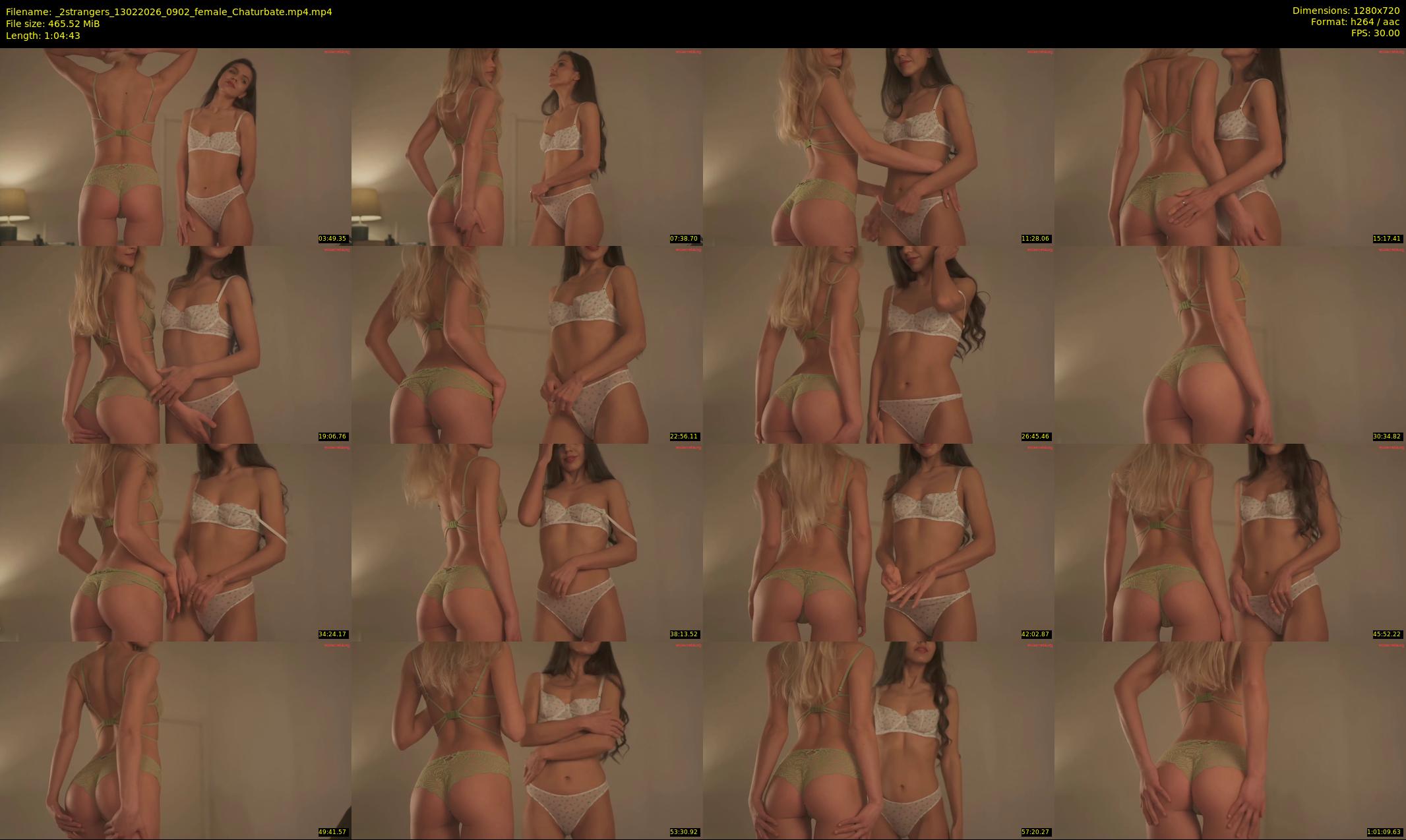_2strangers — 65 minute Chaturbate couple cam show recording, 720p, Feb 13, 2026