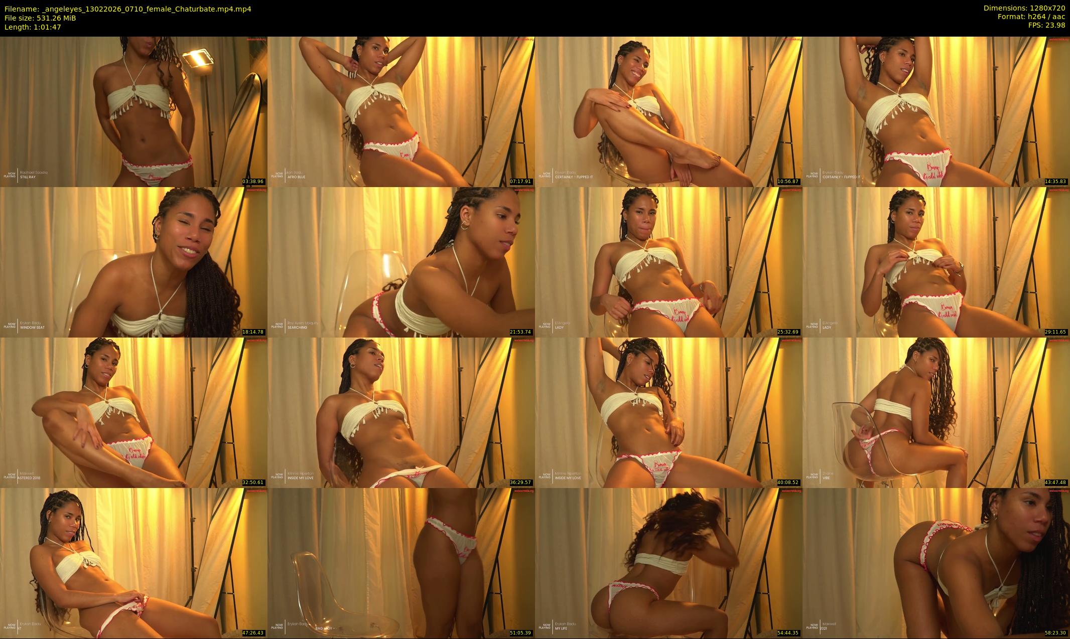 _angeleyes — 62 minute Chaturbate female cam show recording, 720p, Feb 13, 2026