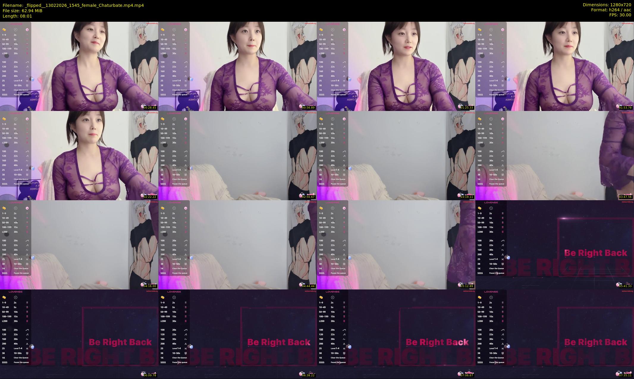 _flipped_ — 9 minute Chaturbate female cam show recording, 720p, Feb 13, 2026