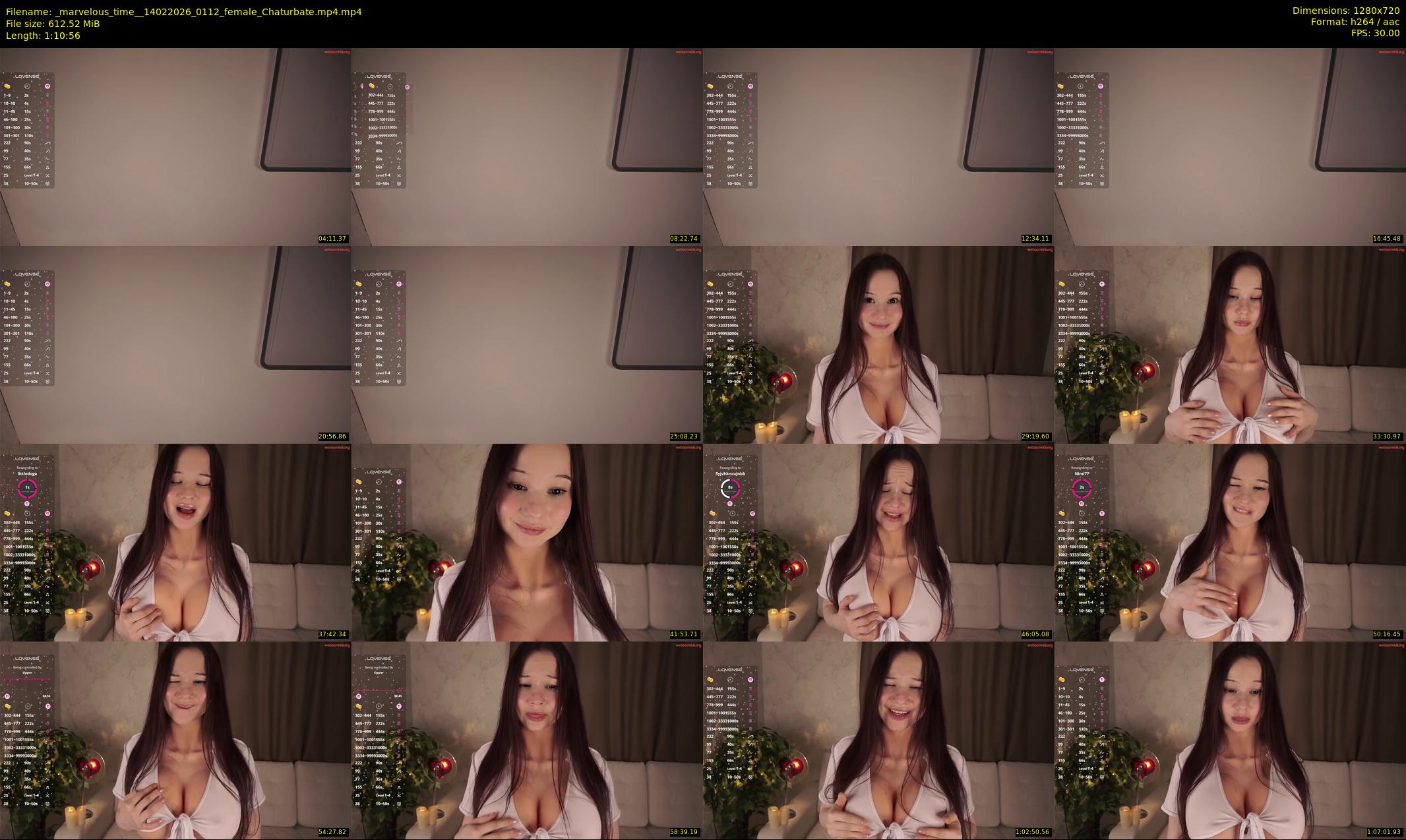 _marvelous_time_ — 71 minute Chaturbate female cam show recording, 720p, Feb 14, 2026