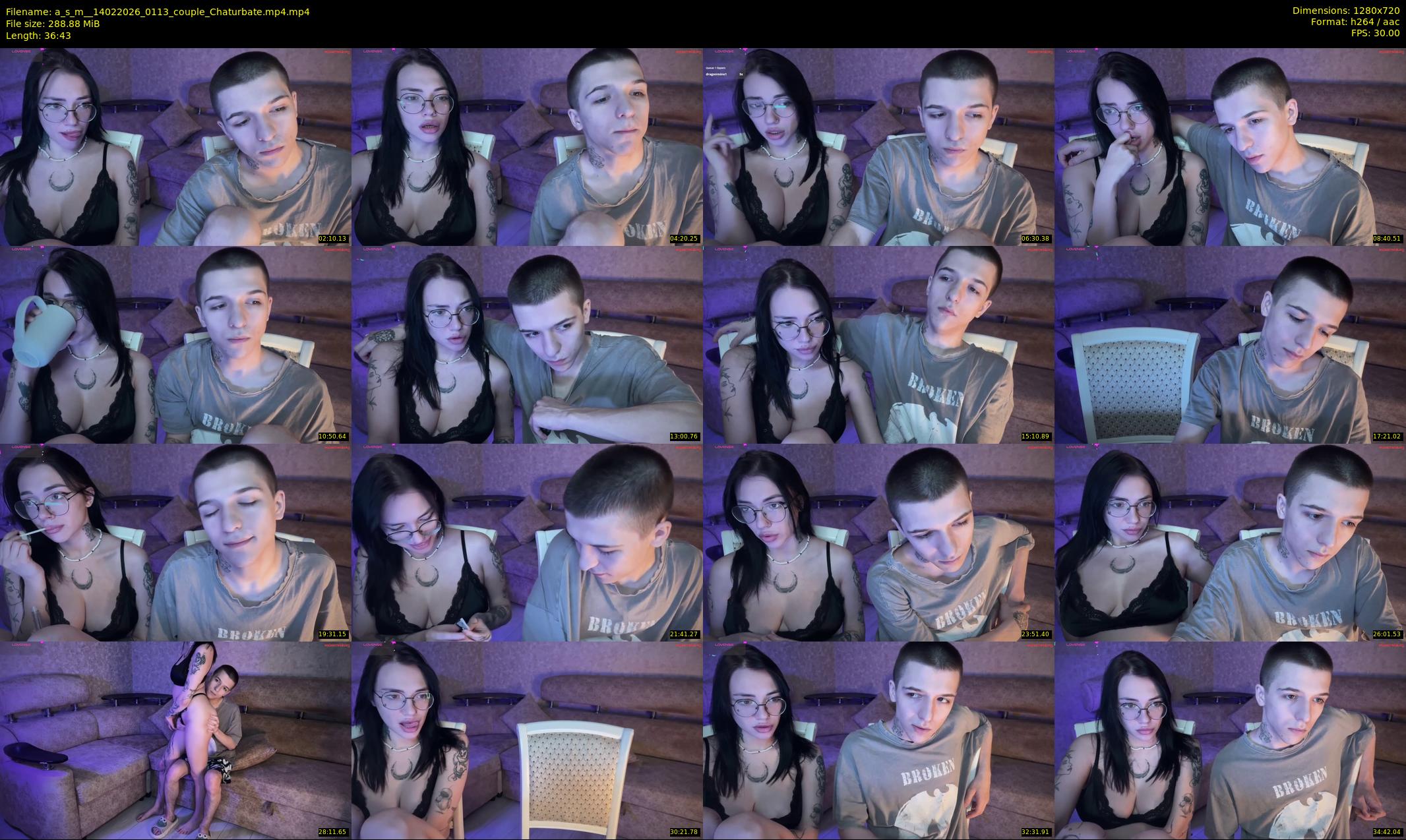 a_s_m_ — 37 minute Chaturbate couple cam show recording, 720p, Feb 14, 2026