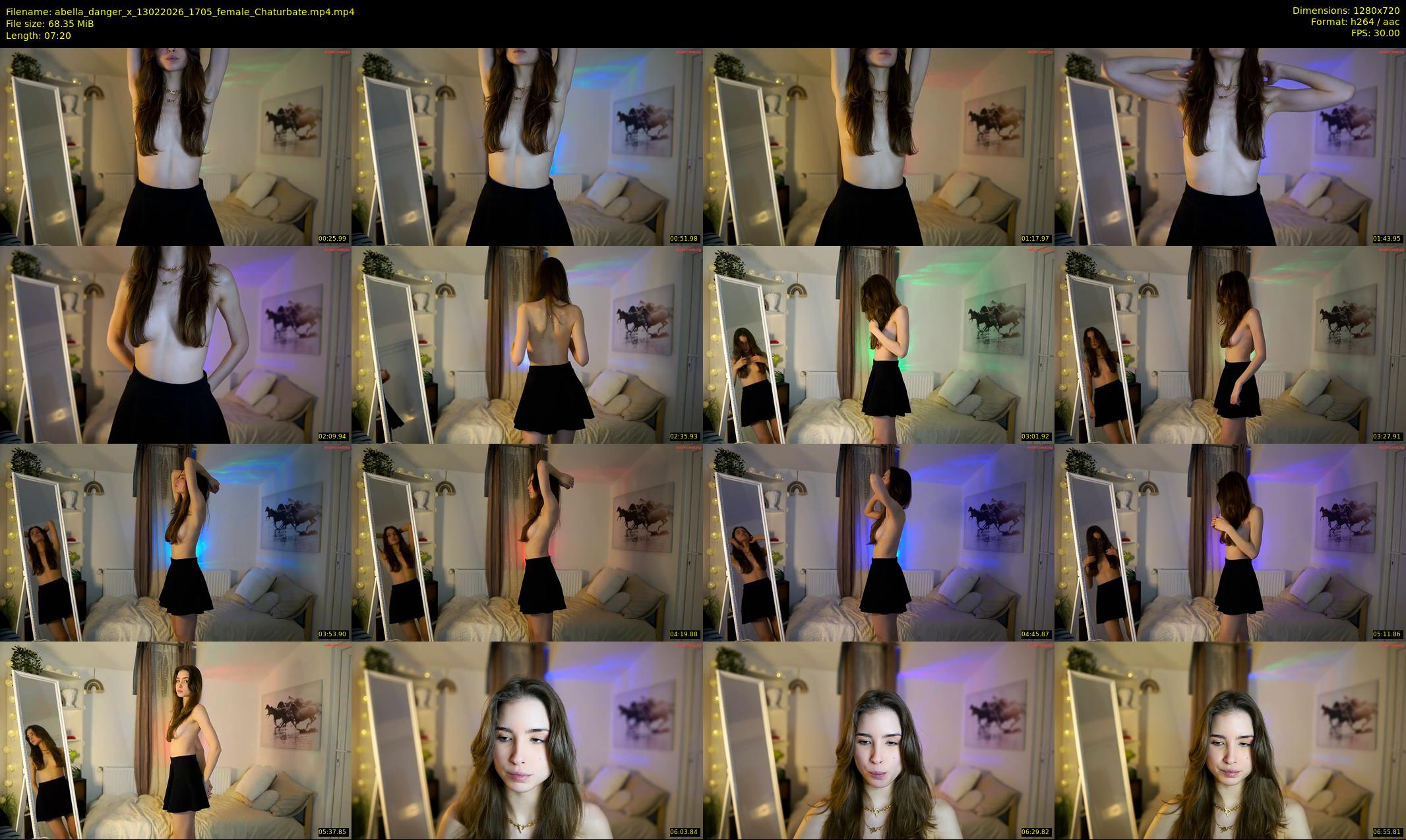 abella_danger_x — 8 minute Chaturbate female cam show recording, 720p, Feb 13, 2026