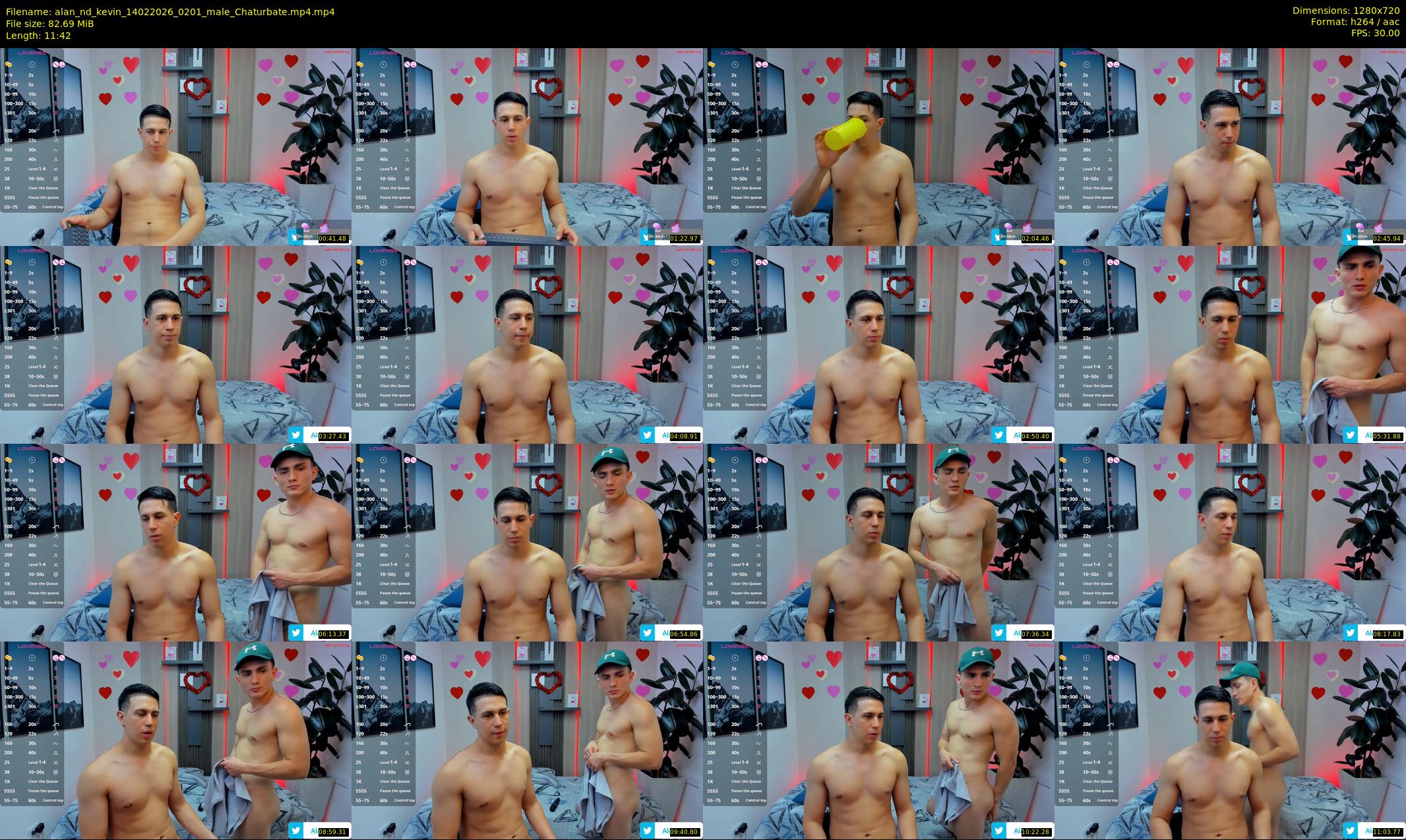 alan_nd_kevin — 12 minute Chaturbate male cam show recording, 720p, Feb 14, 2026