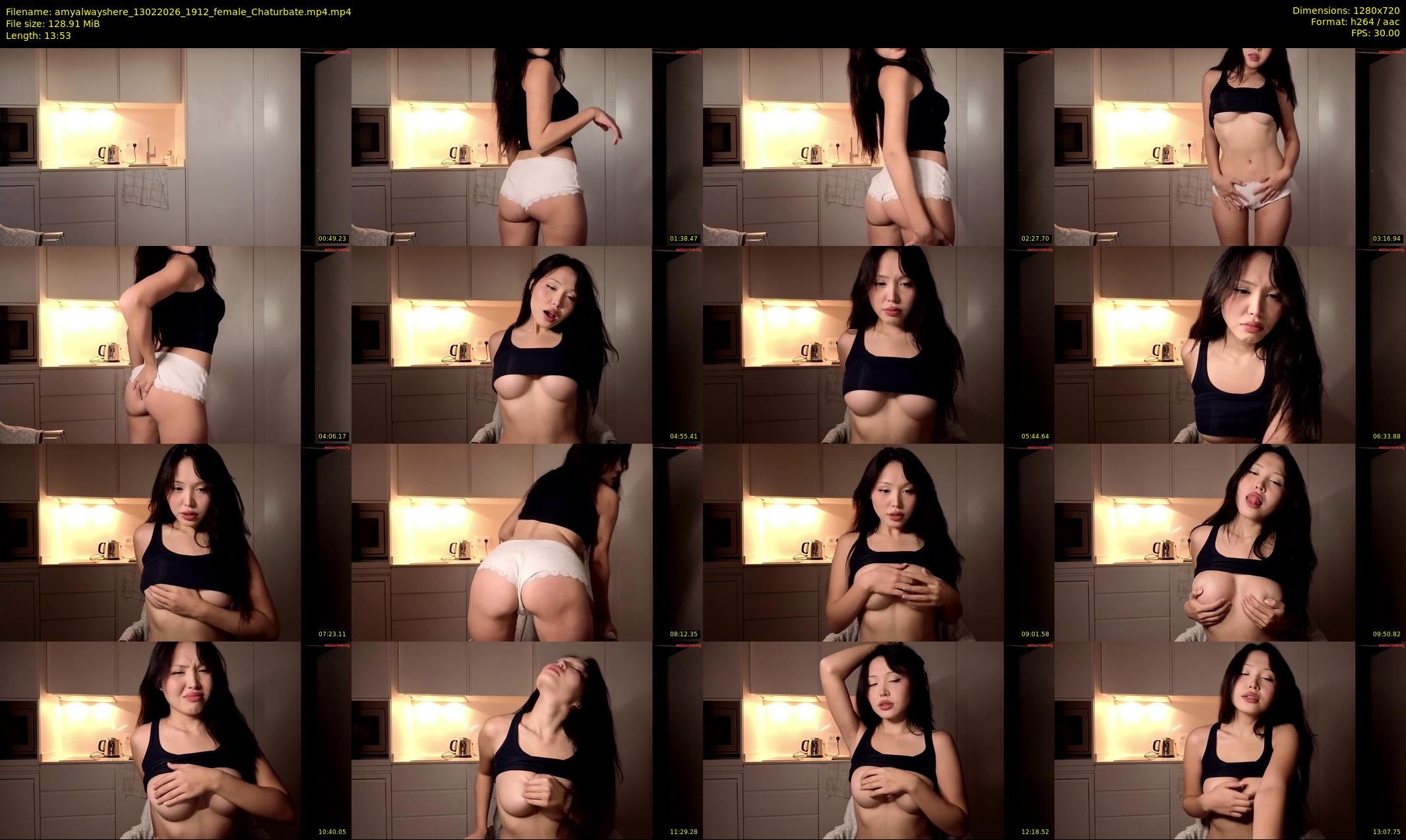 amyalwayshere — 14 minute Chaturbate female cam show recording, 720p, Feb 13, 2026
