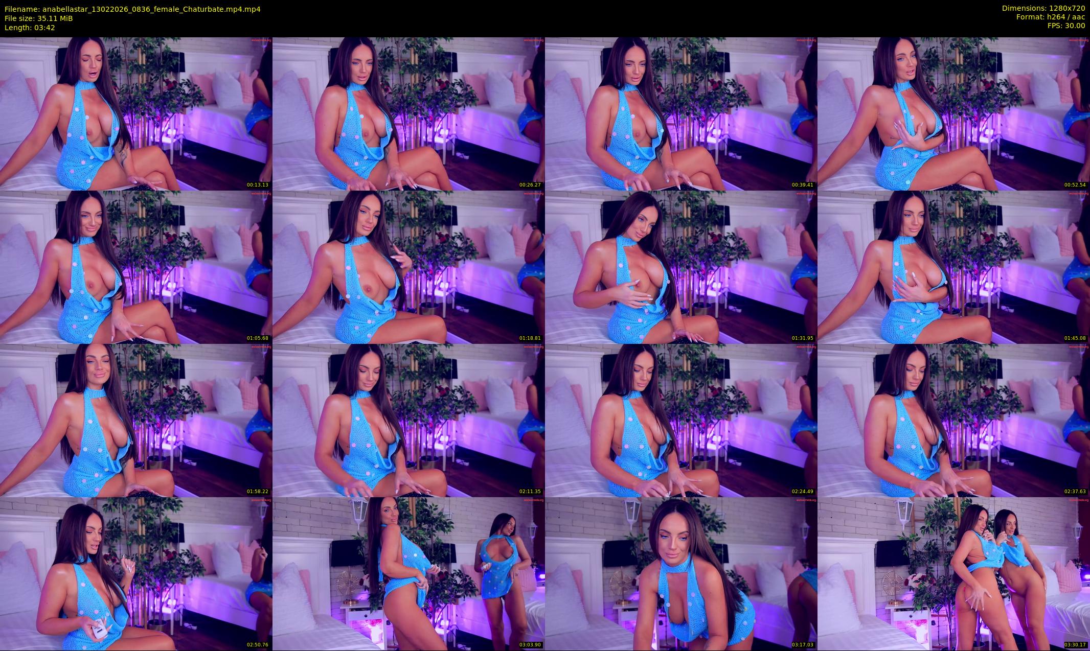 anabellastar — 4 minute Chaturbate female cam show recording, 720p, Feb 13, 2026