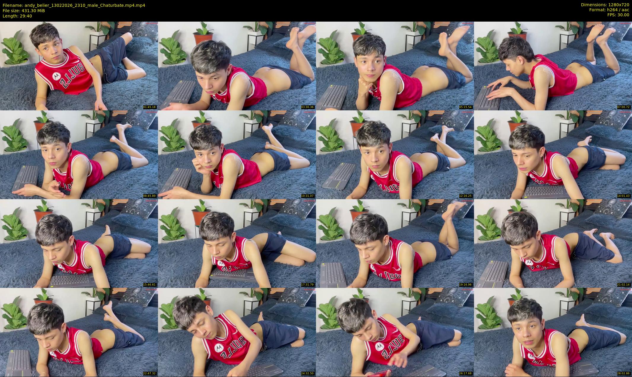 andy_belier — 30 minute Chaturbate male cam show recording, 720p, Feb 13, 2026