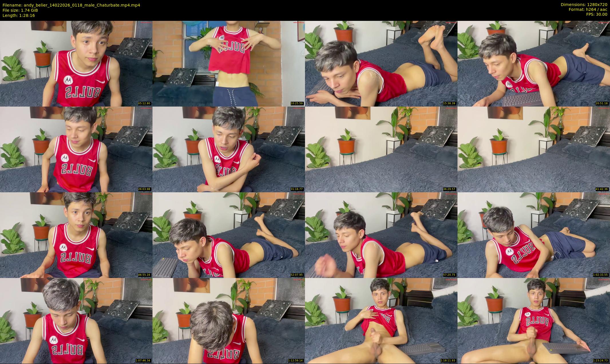 andy_belier — 89 minute Chaturbate male cam show recording, 720p, Feb 14, 2026