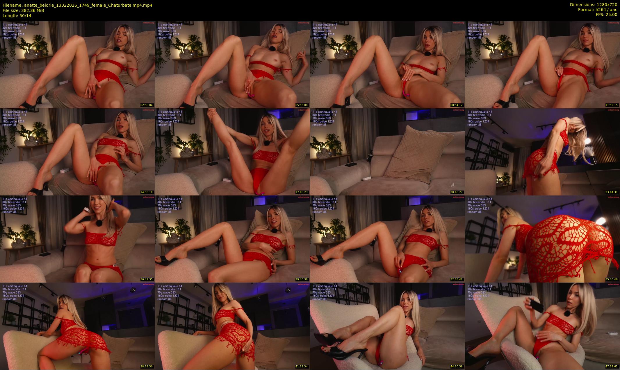 anette_belorie — 51 minute Chaturbate female cam show recording, 720p, Feb 13, 2026