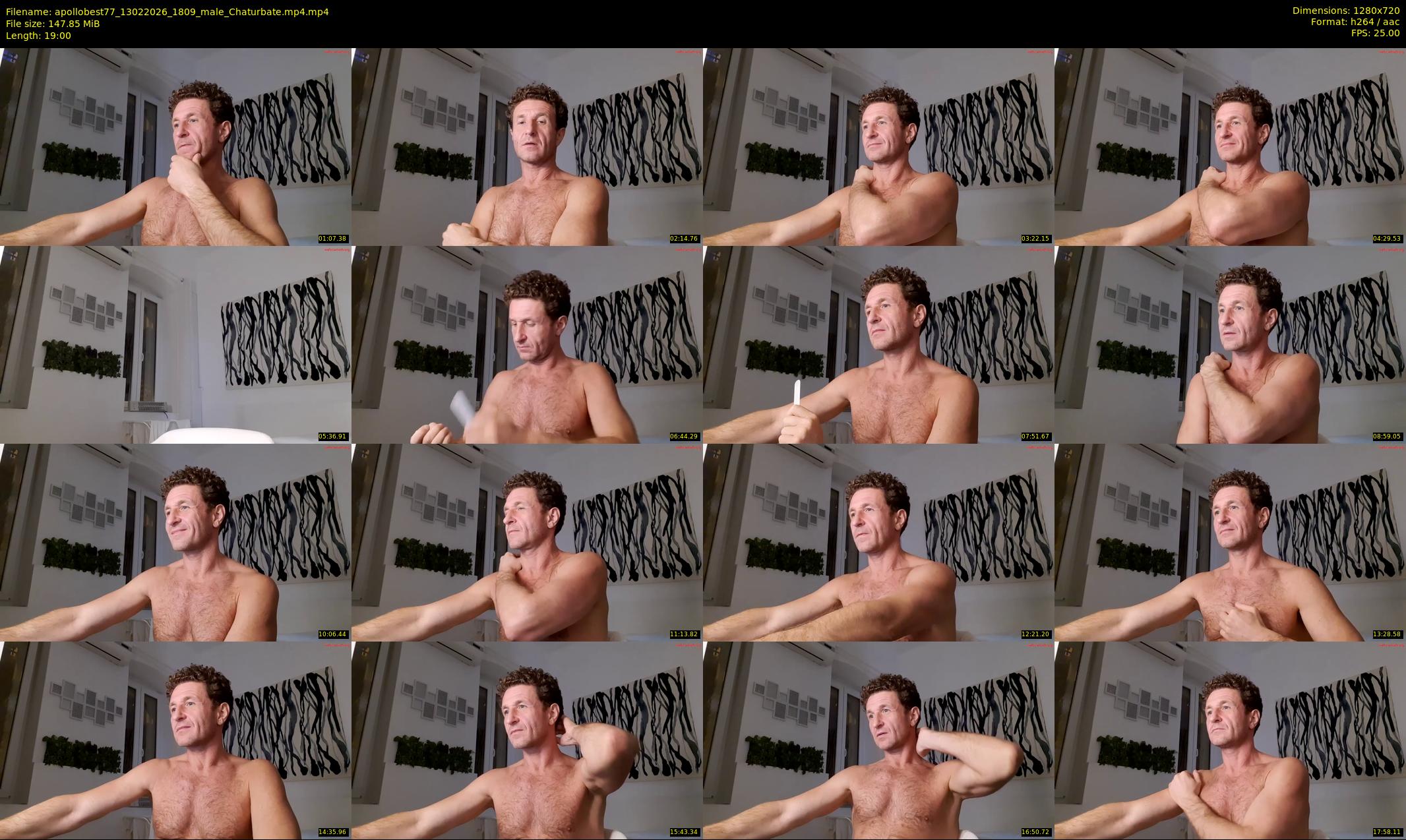 apollobest77 — 19 minute Chaturbate male cam show recording, 720p, Feb 13, 2026