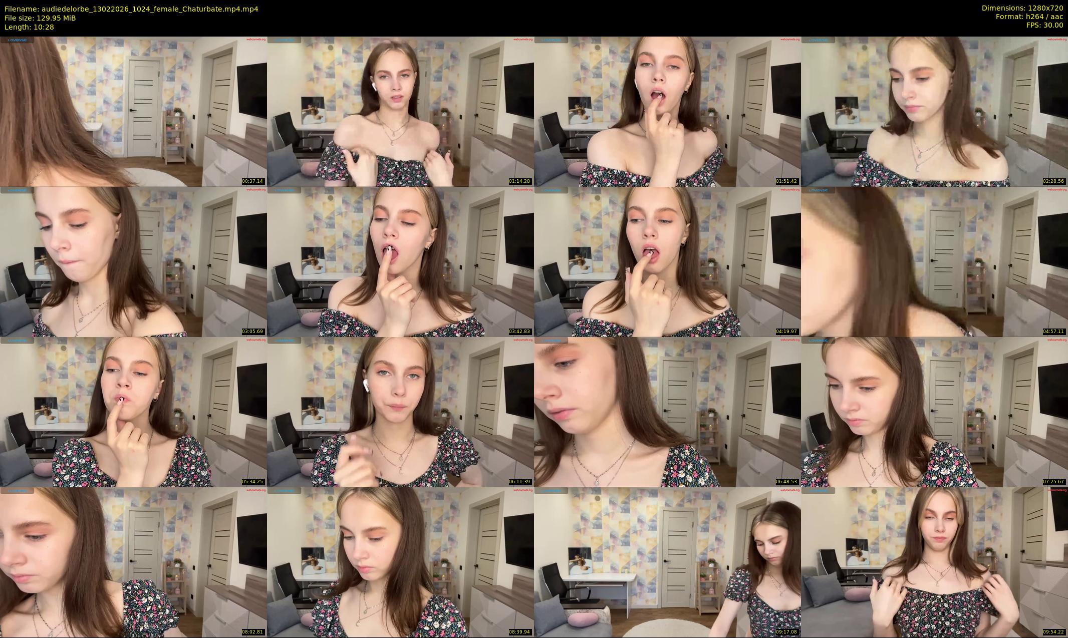 audiedelorbe — 11 minute Chaturbate female cam show recording, 720p, Feb 13, 2026