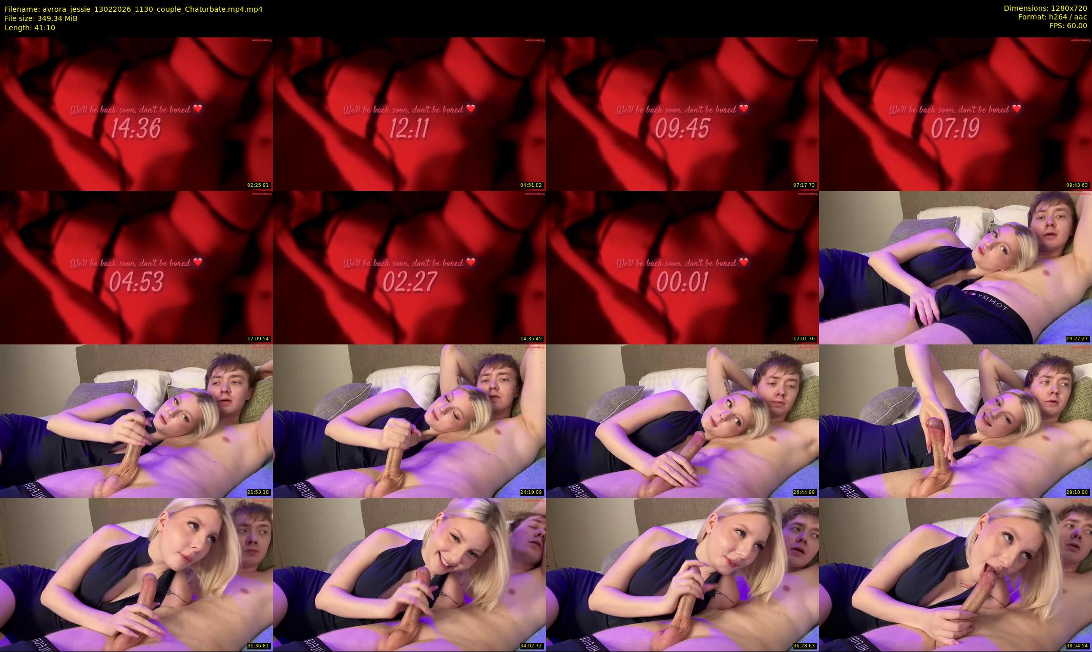 avrora_jessie — 42 minute Chaturbate couple cam show recording, 720p, Feb 13, 2026
