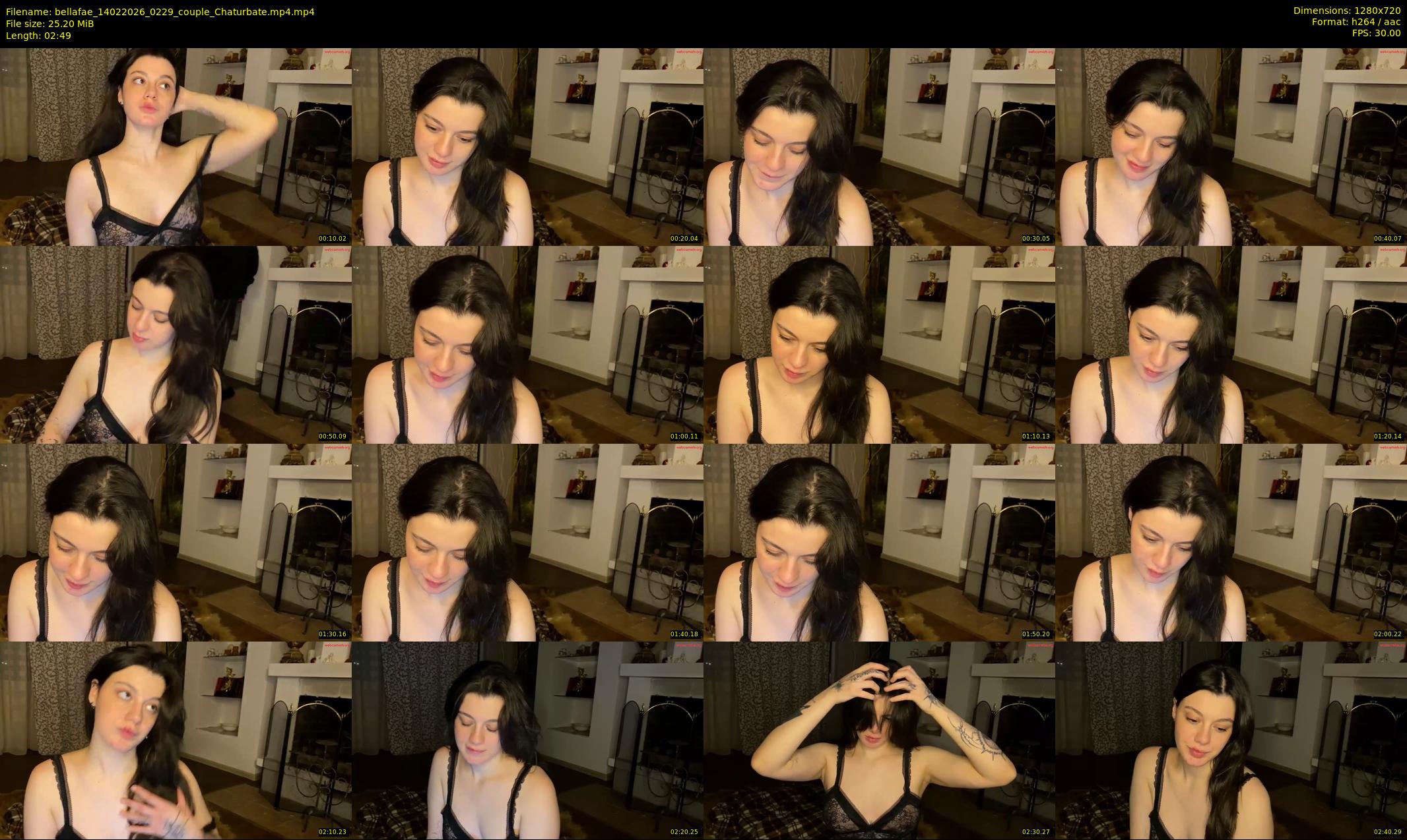 bellafae — 3 minute Chaturbate couple cam show recording, 720p, Feb 14, 2026
