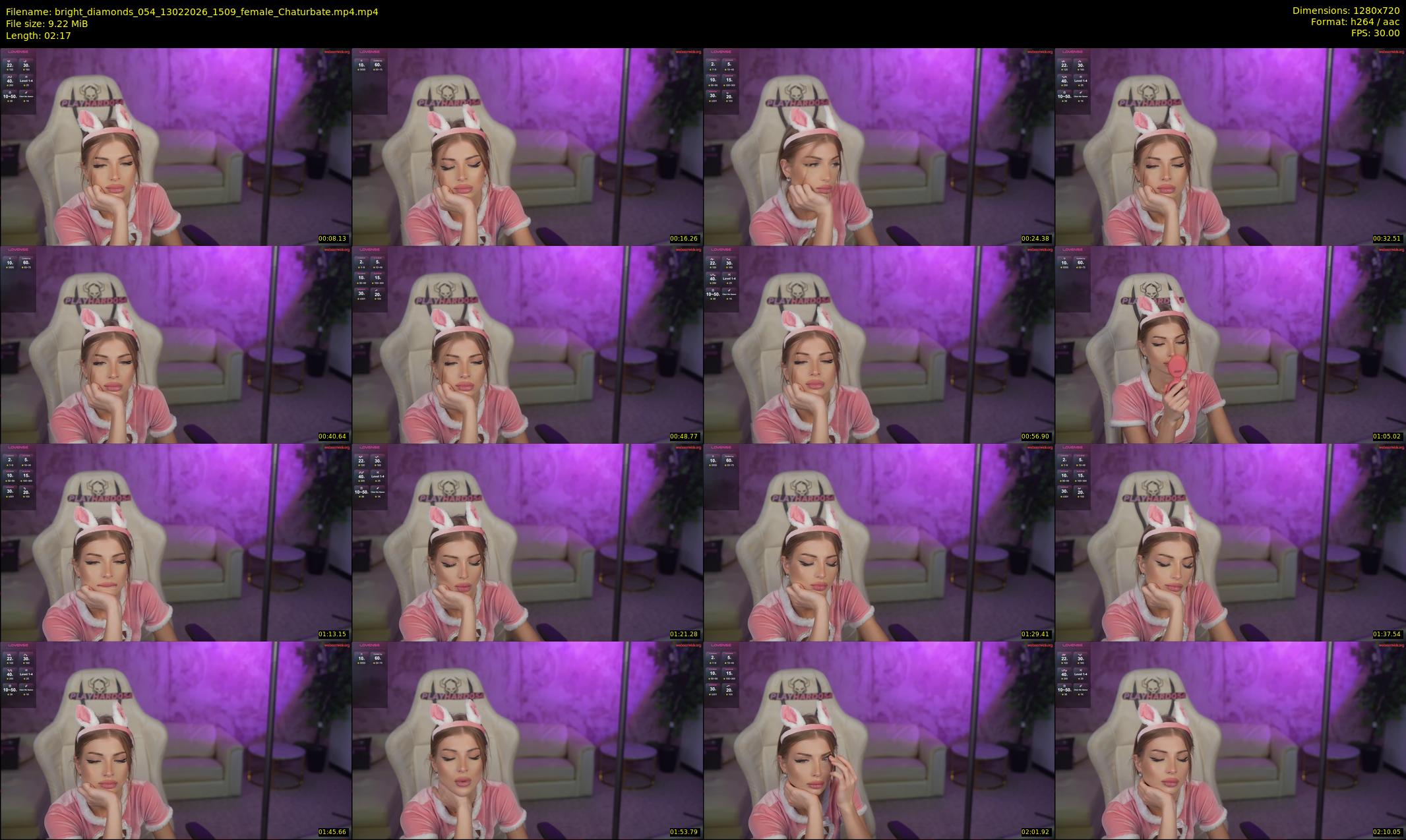 bright_diamonds_054 — 3 minute Chaturbate couple cam show recording, 720p, Feb 13, 2026
