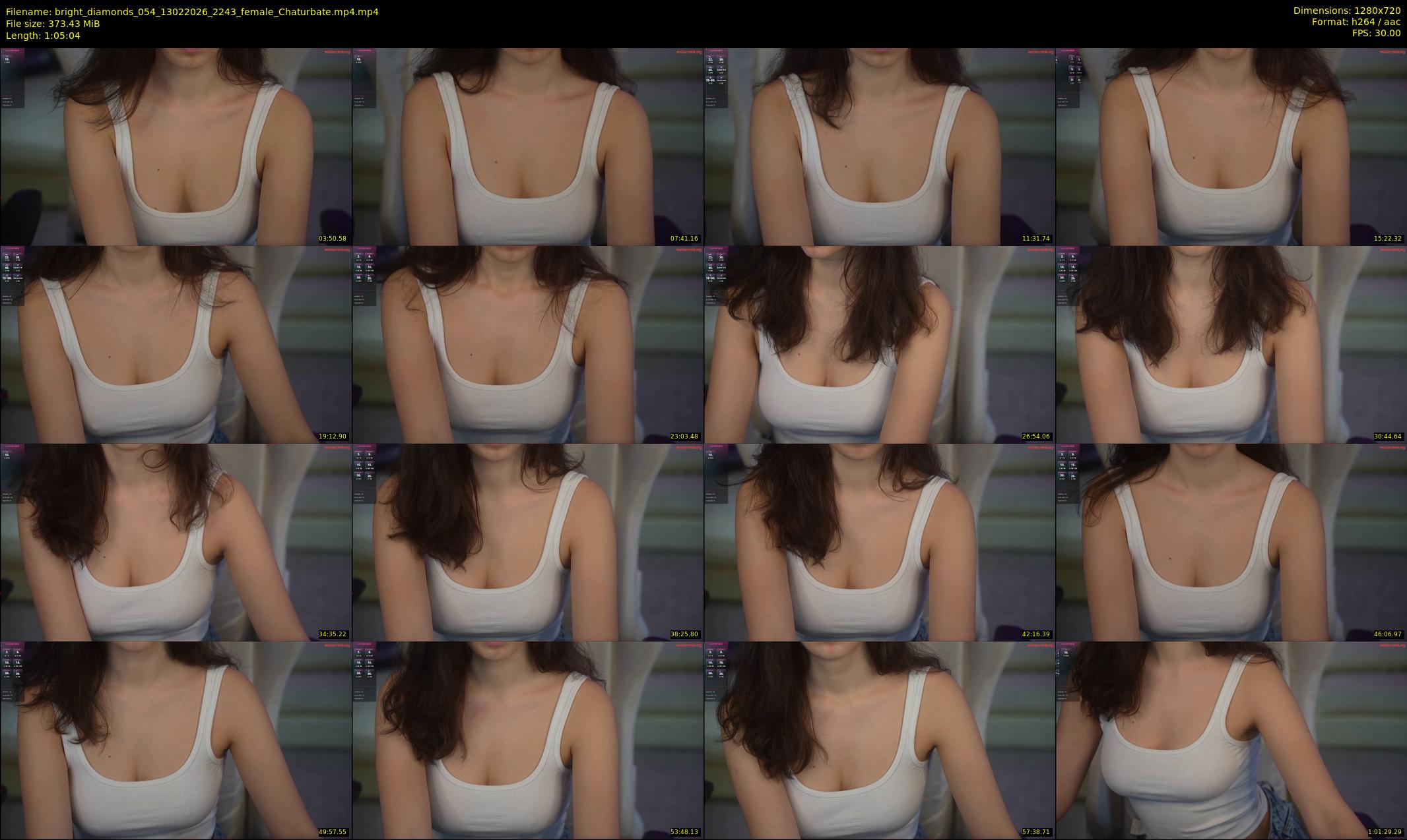 bright_diamonds_054 — 66 minute Chaturbate couple cam show recording, 720p, Feb 13, 2026