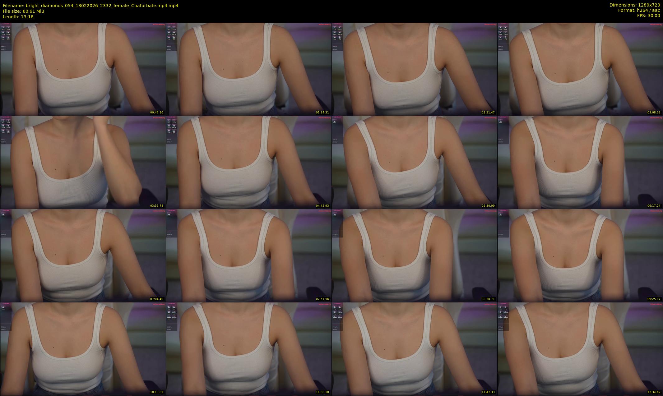bright_diamonds_054 — 14 minute Chaturbate couple cam show recording, 720p, Feb 13, 2026