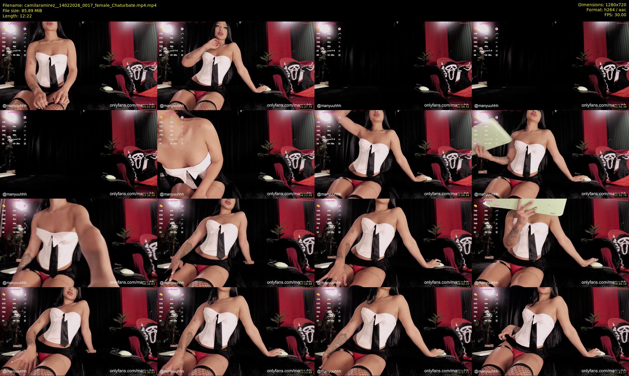 camilaramirez_ — 13 minute Chaturbate female cam show recording, 720p, Feb 14, 2026