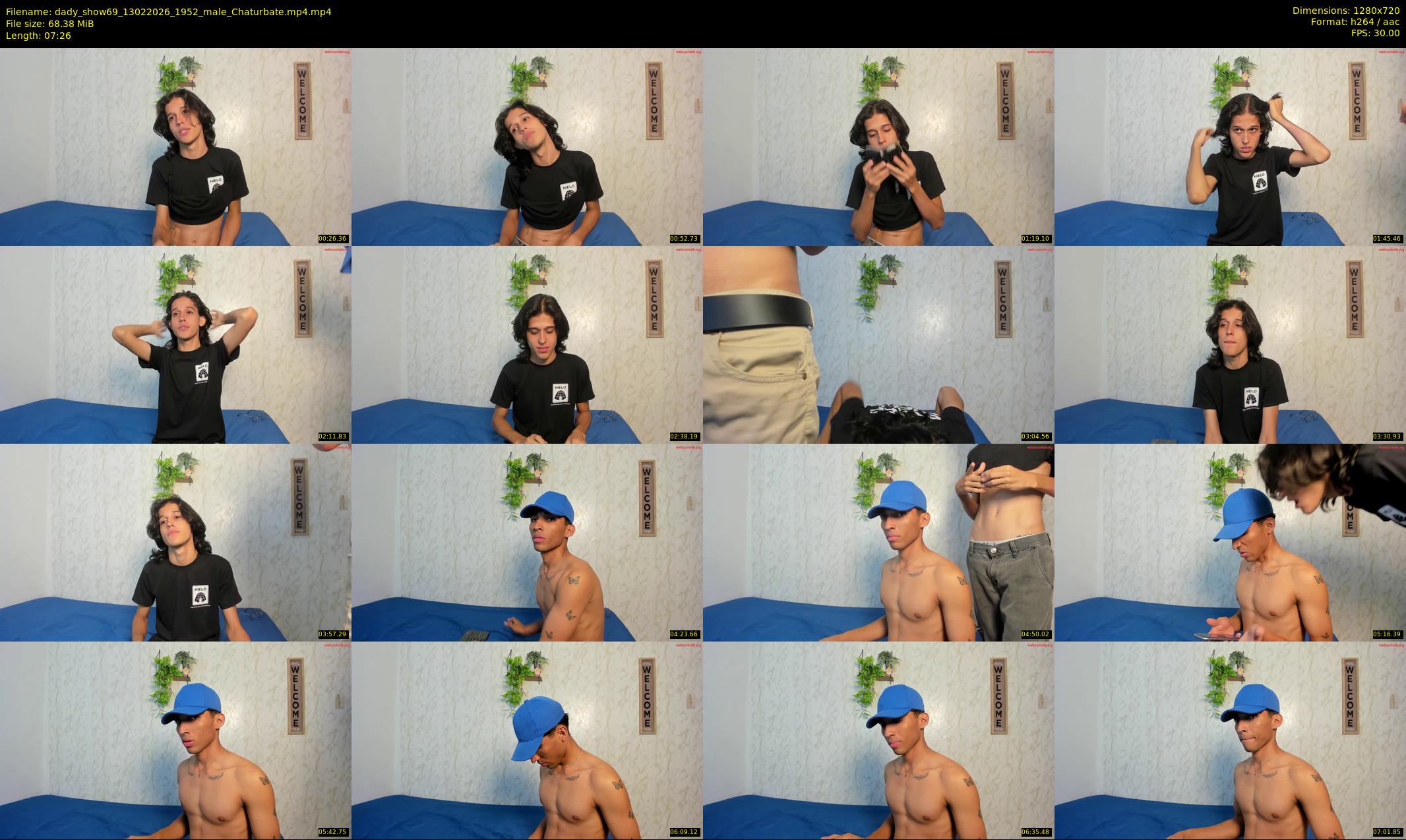 dady_show69 — 8 minute Chaturbate male cam show recording, 720p, Feb 13, 2026
