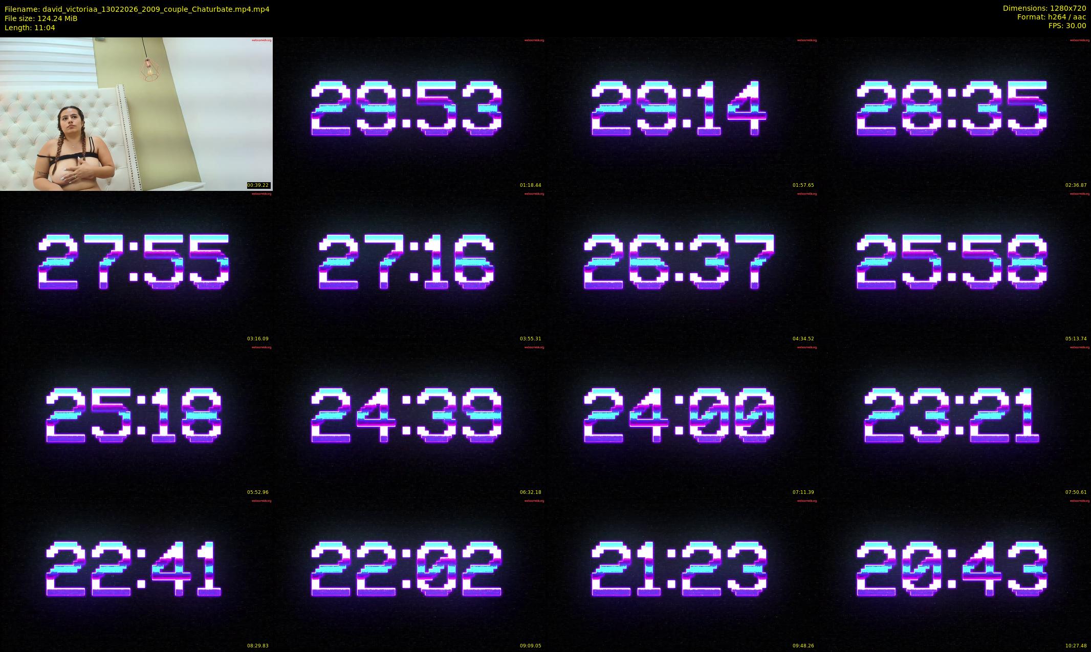 david_victoriaa — 12 minute Chaturbate couple cam show recording, 720p, Feb 13, 2026