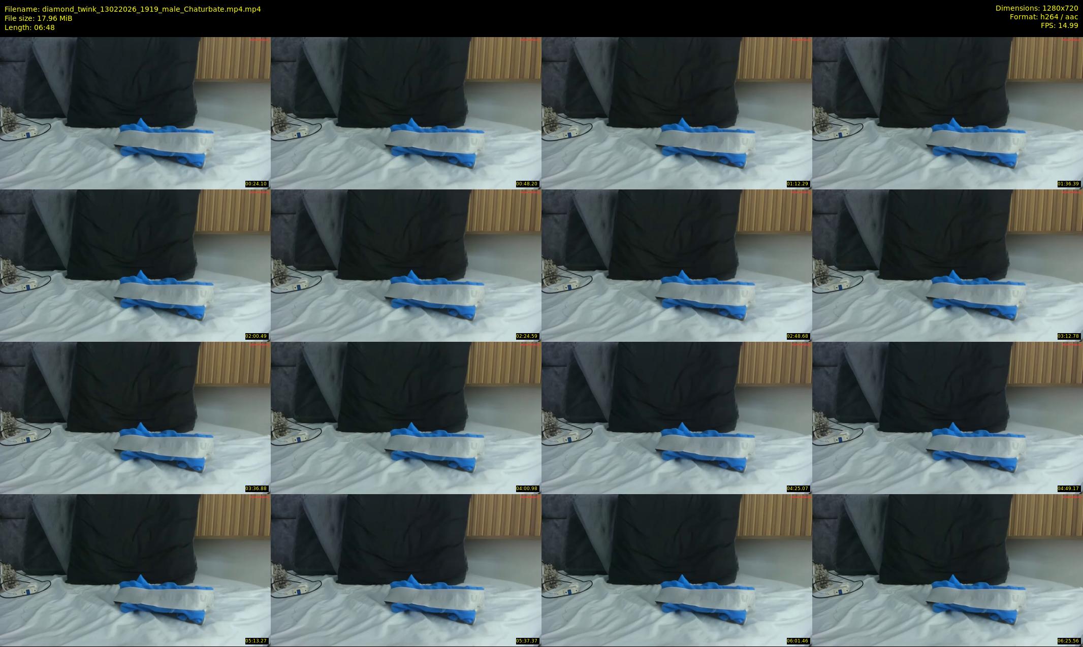 diamond_twink — 7 minute Chaturbate male cam show recording, 720p, Feb 13, 2026