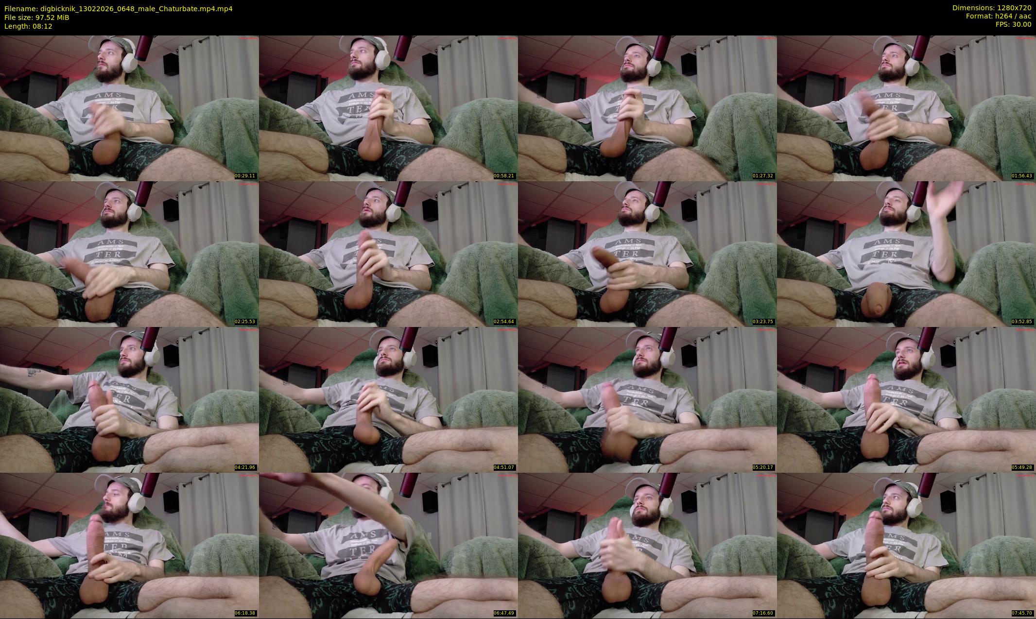 digbicknik — 9 minute Chaturbate male cam show recording, 720p, Feb 13, 2026