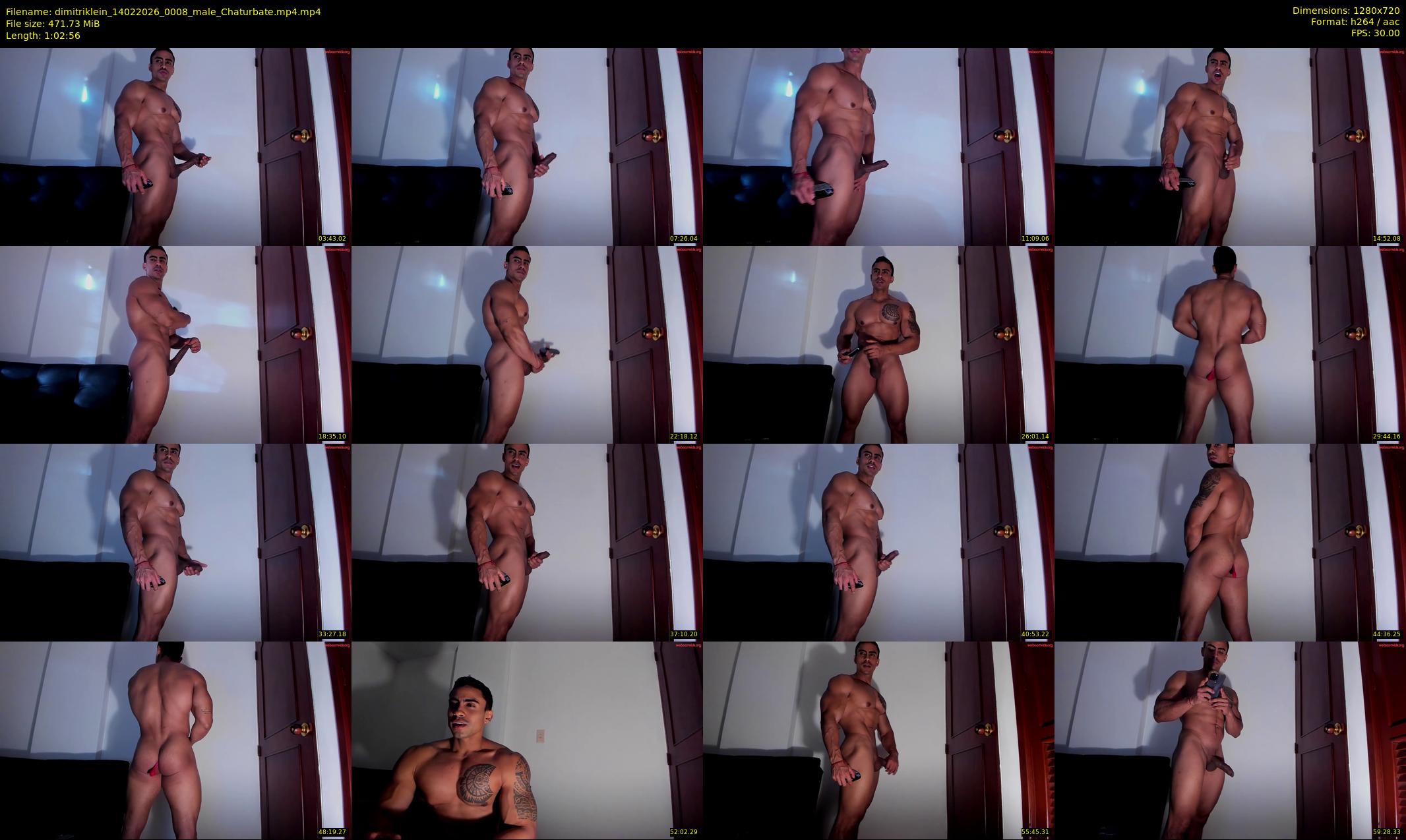 dimitriklein — 63 minute Chaturbate male cam show recording, 720p, Feb 14, 2026
