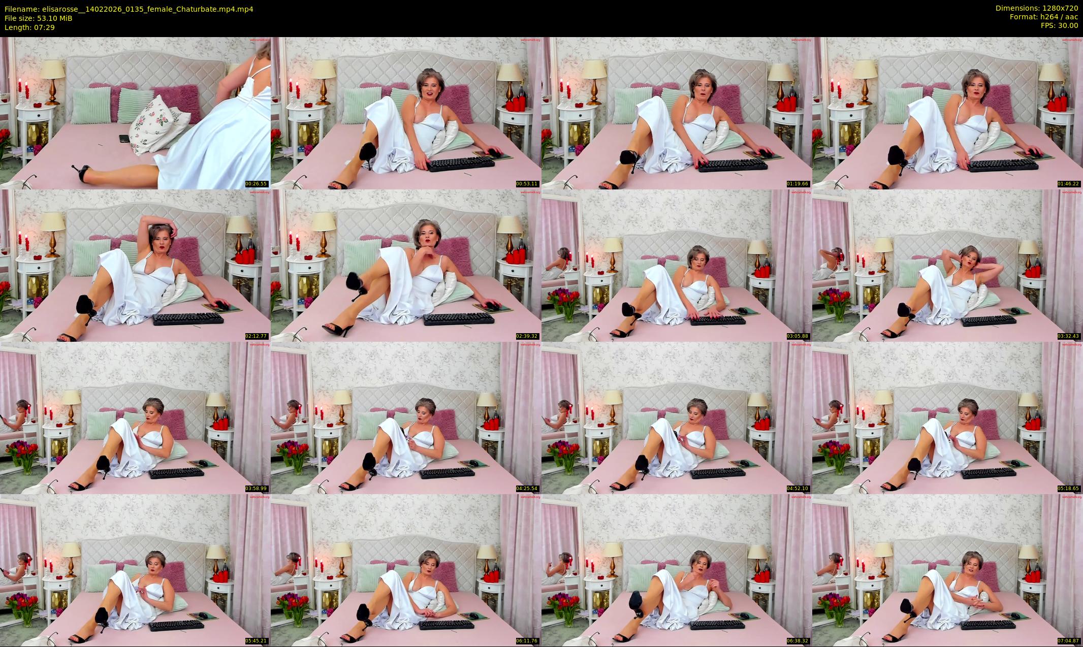 elisarosse_ — 8 minute Chaturbate female cam show recording, 720p, Feb 14, 2026