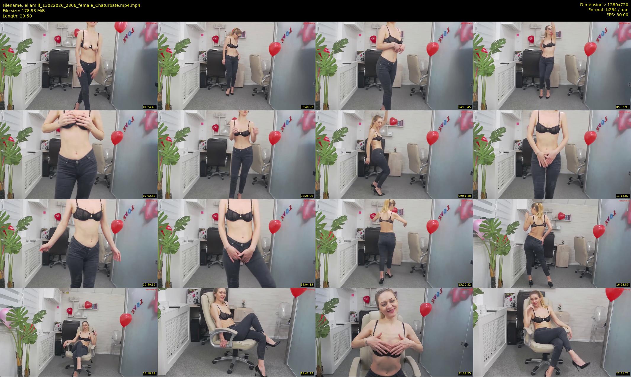 ellamilf — 24 minute Chaturbate female cam show recording, 720p, Feb 13, 2026