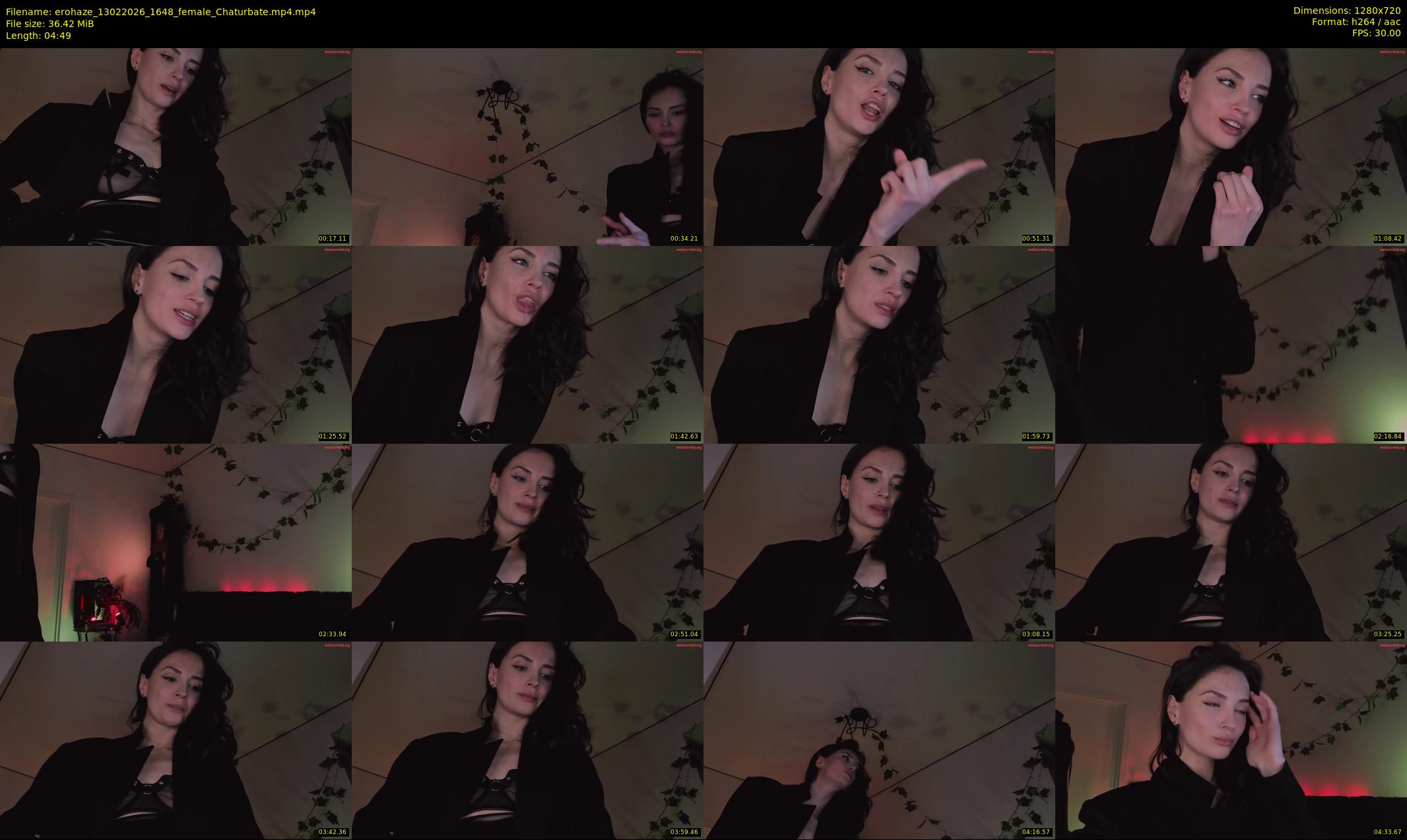 erohaze — 5 minute Chaturbate female cam show recording, 720p, Feb 13, 2026