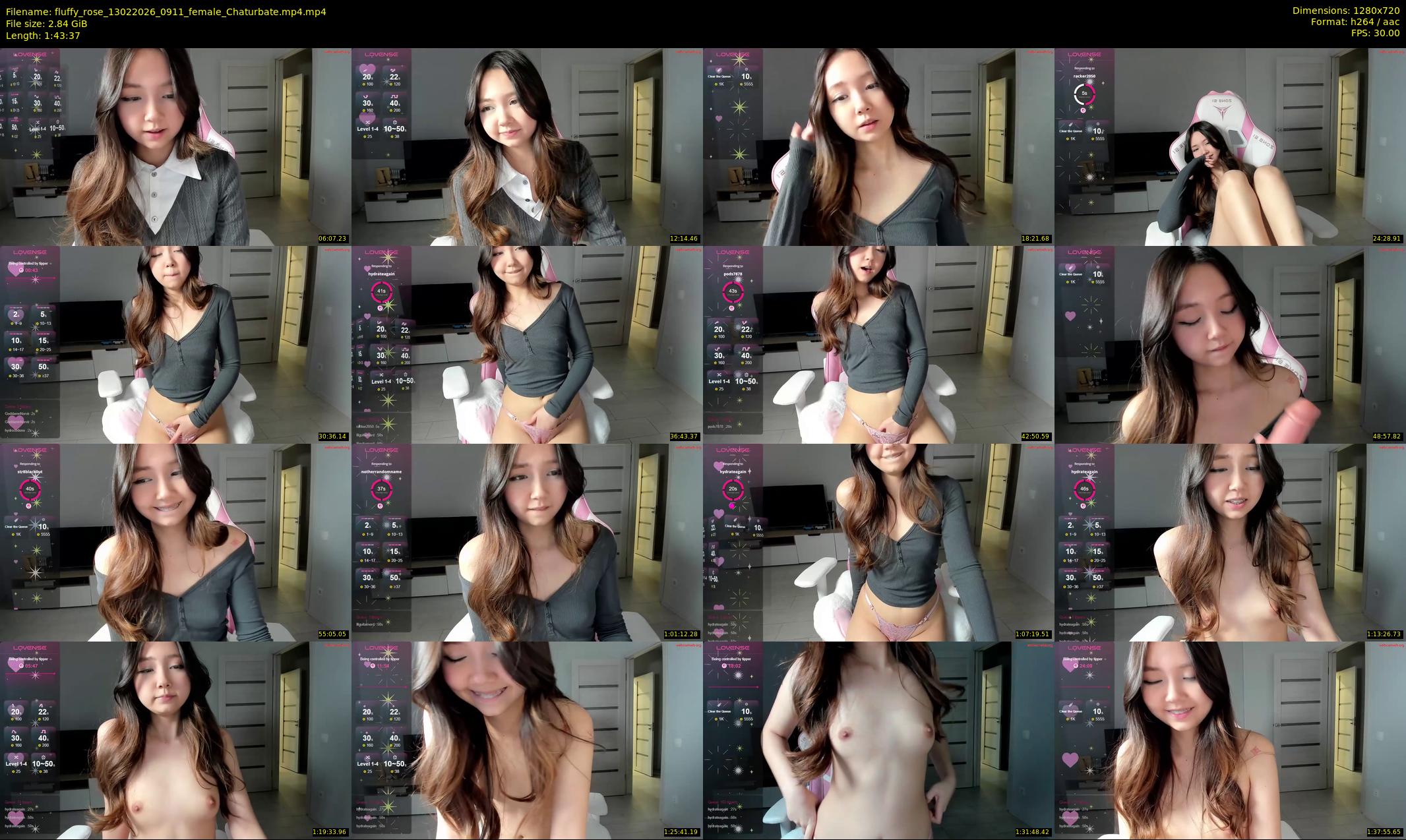 fluffy_rose — 104 minute Chaturbate female cam show recording, 720p, Feb 13, 2026