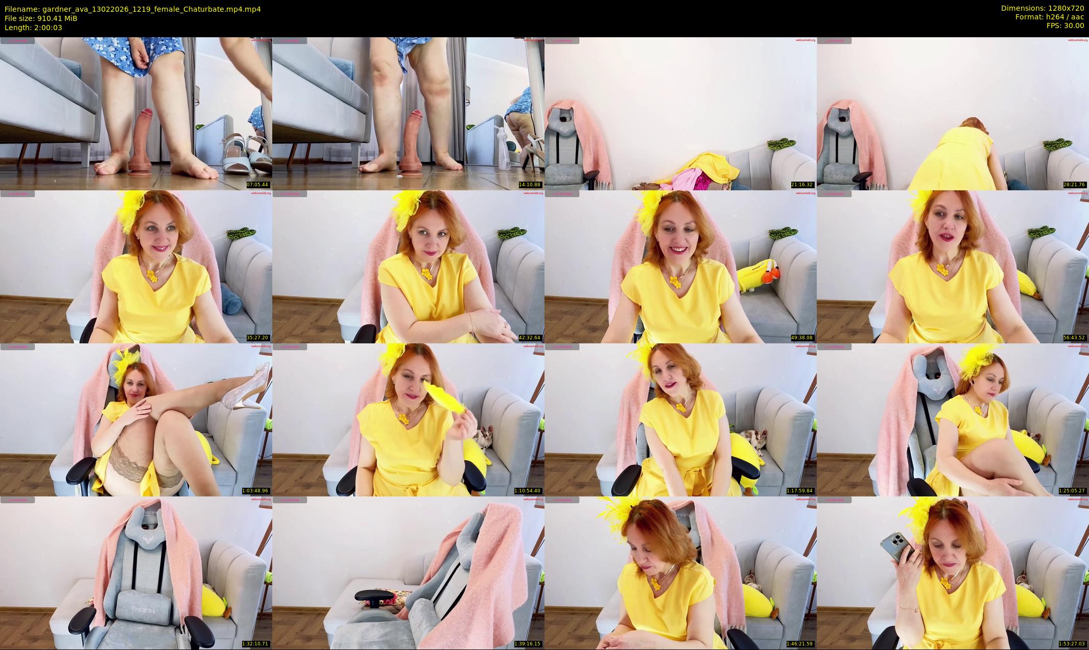 gardner_ava — 121 minute Chaturbate female cam show recording, 720p, Feb 13, 2026
