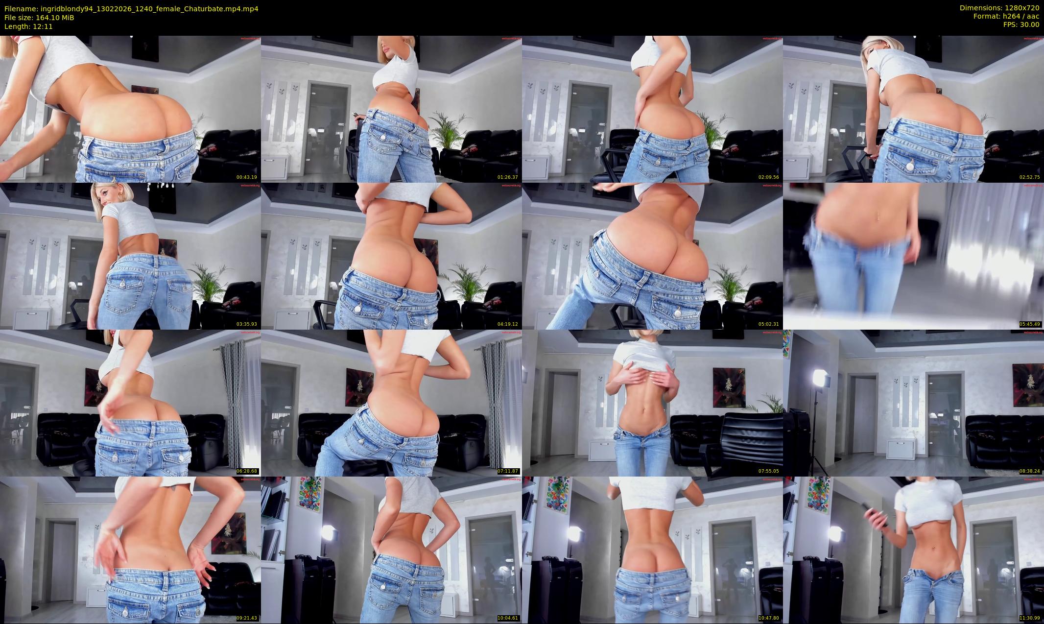 ingridblondy94 — 13 minute Chaturbate female cam show recording, 720p, Feb 13, 2026