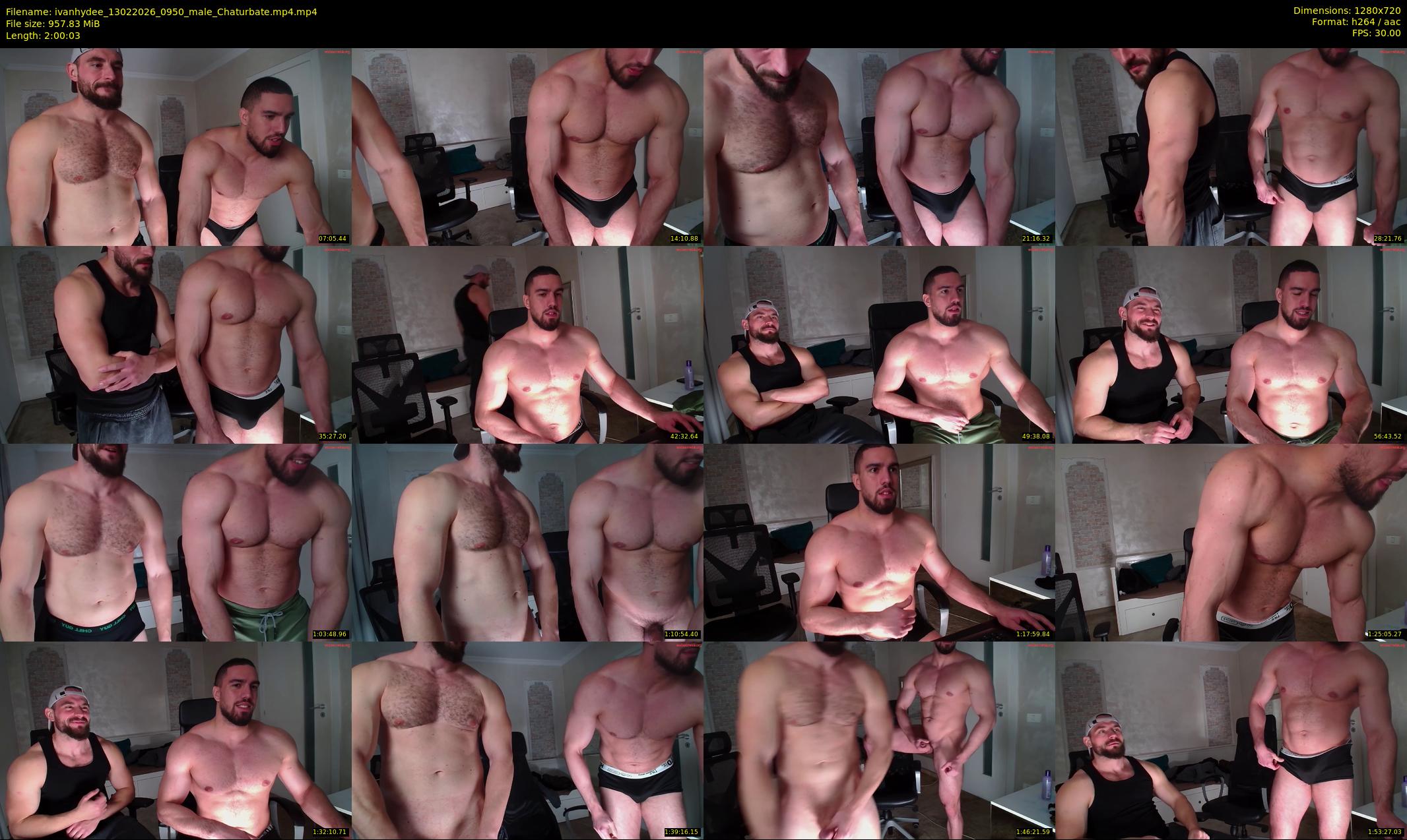 ivanhydee — 121 minute Chaturbate male cam show recording, 720p, Feb 13, 2026