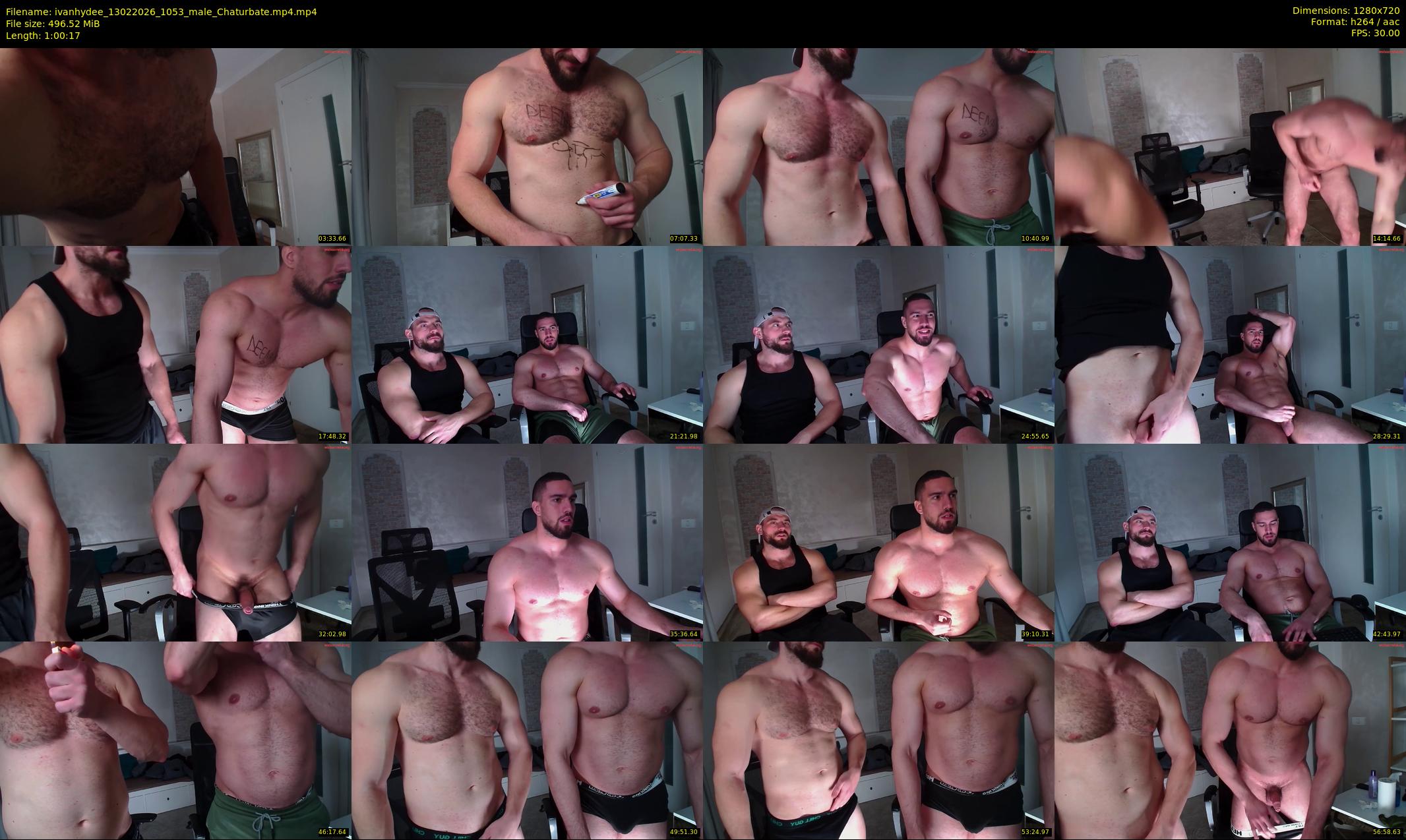 ivanhydee — 61 minute Chaturbate male cam show recording, 720p, Feb 13, 2026
