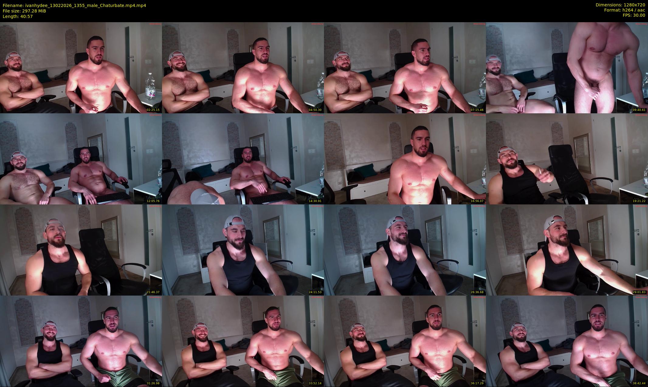 ivanhydee — 41 minute Chaturbate male cam show recording, 720p, Feb 13, 2026