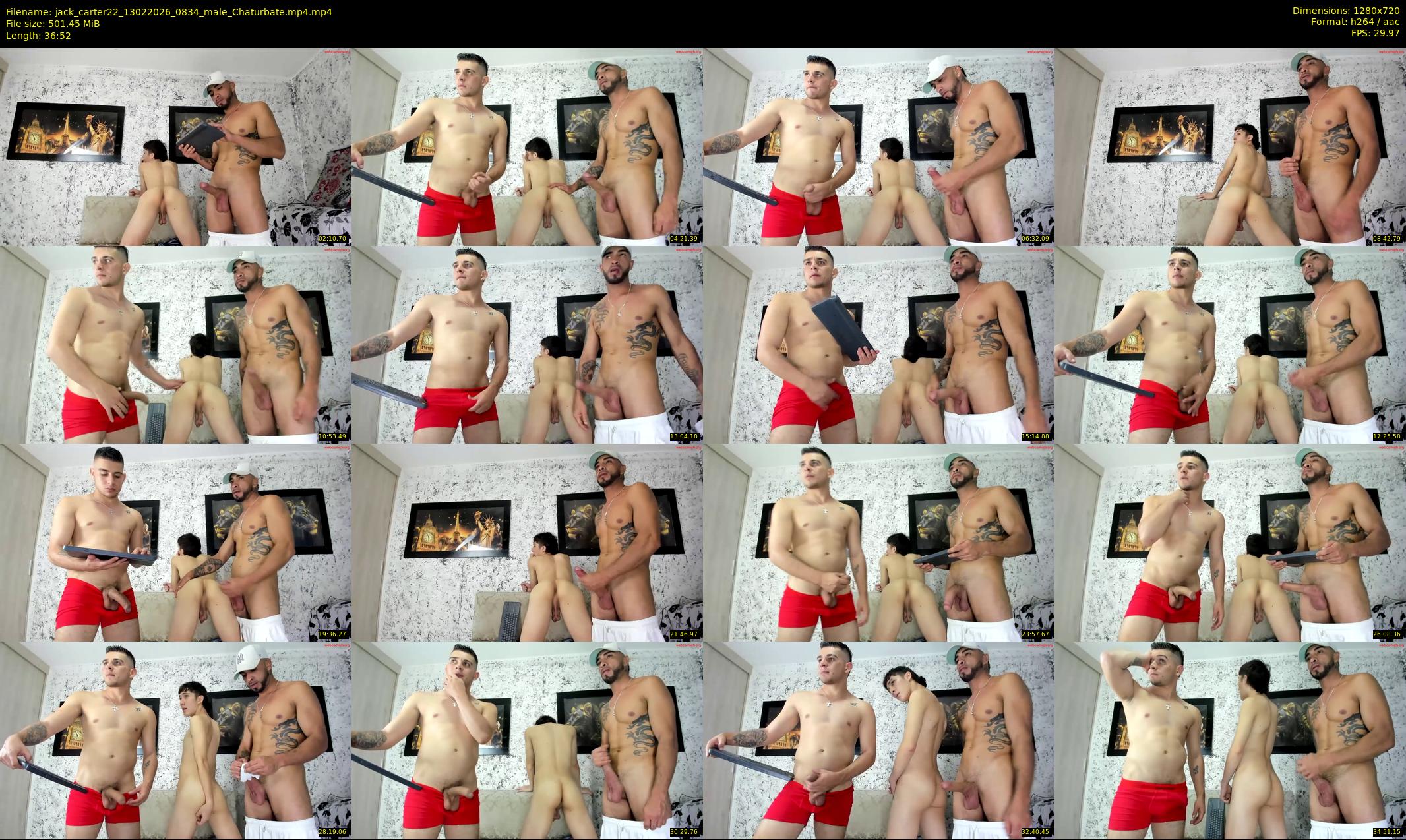 jack_carter22 — 37 minute Chaturbate male cam show recording, 720p, Feb 13, 2026