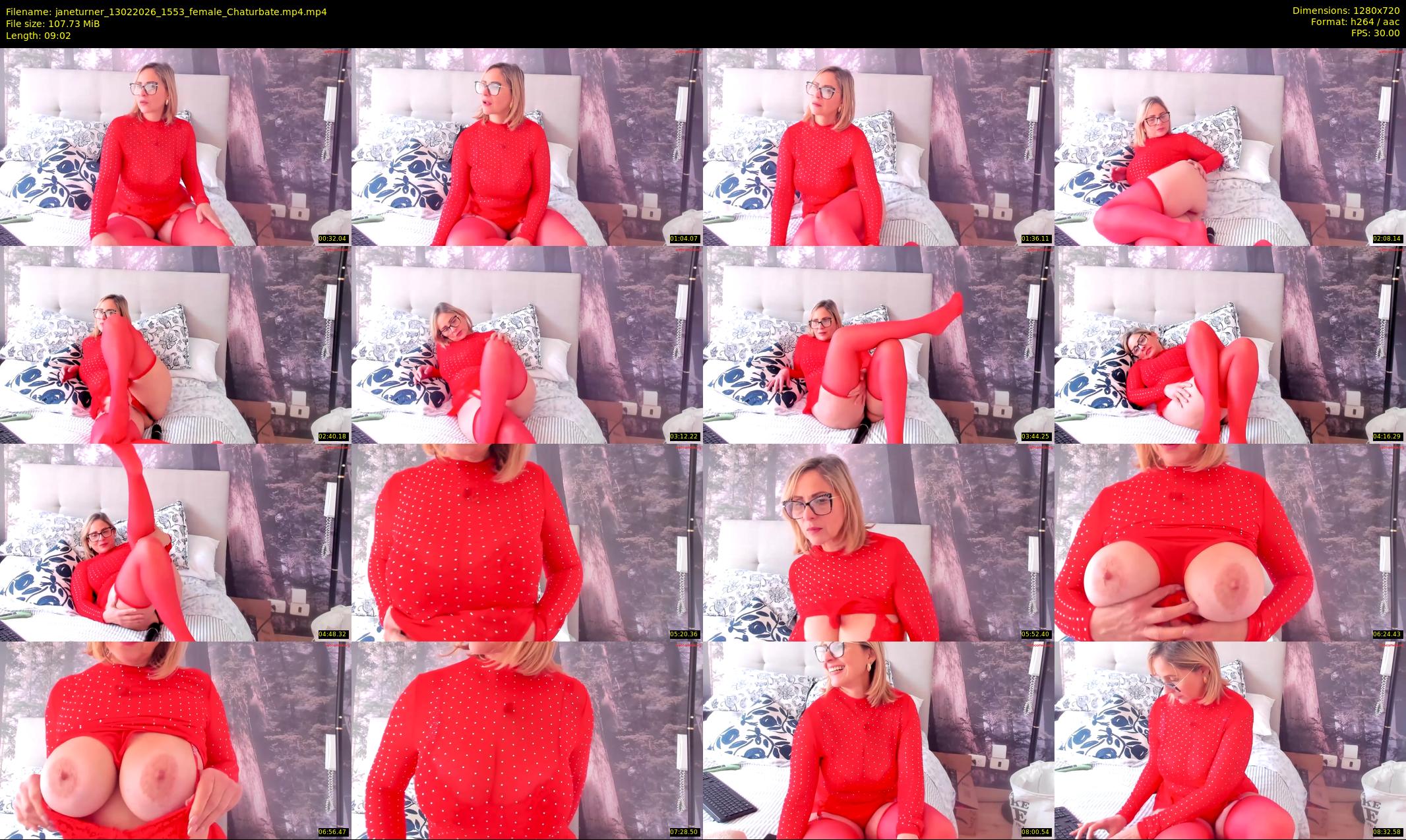 janeturner — 10 minute Chaturbate female cam show recording, 720p, Feb 13, 2026
