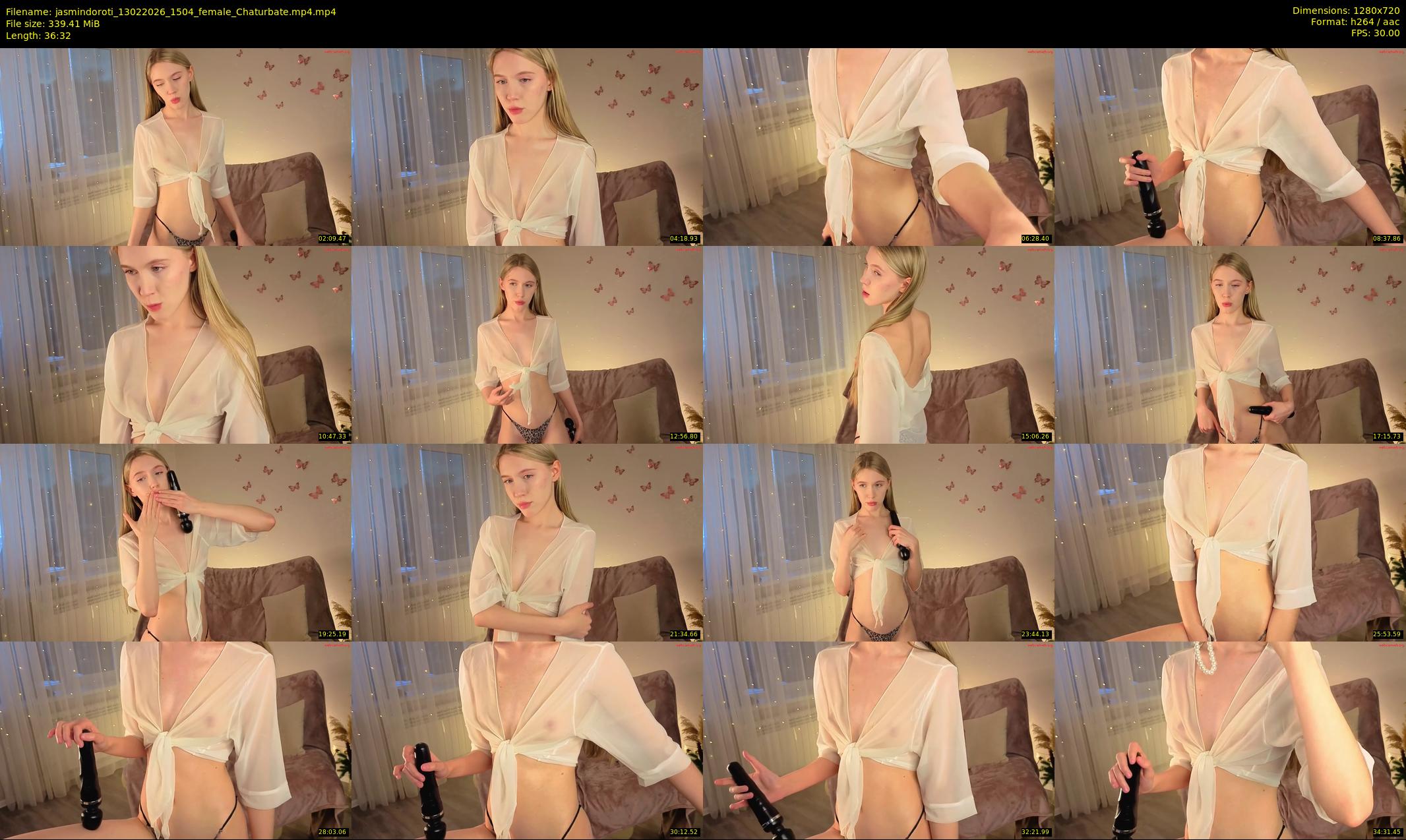 jasmindoroti — 37 minute Chaturbate female cam show recording, 720p, Feb 13, 2026