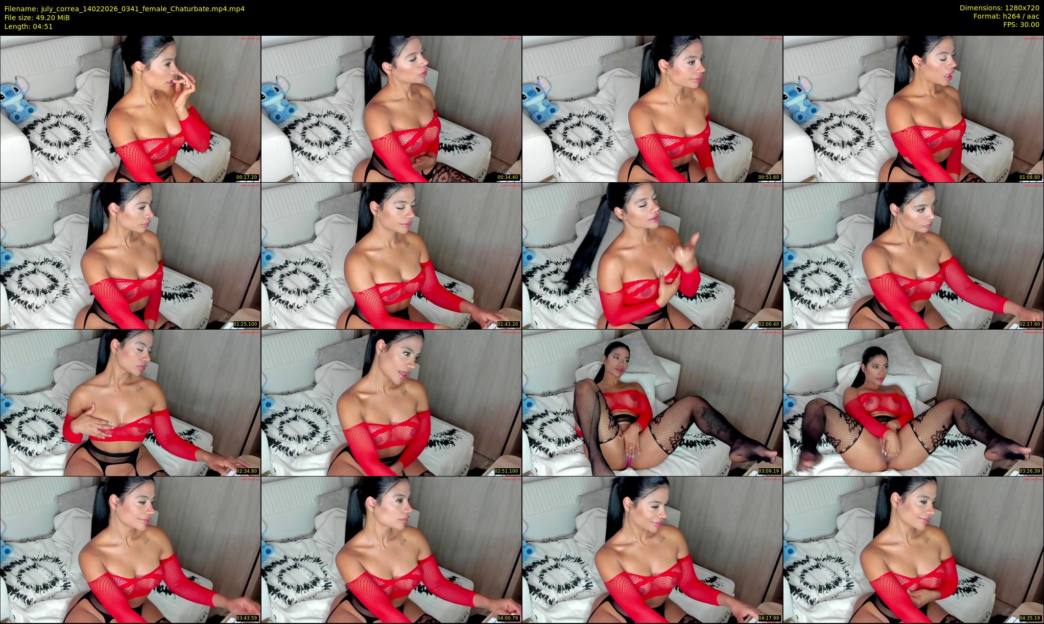 july_correa — 5 minute Chaturbate female cam show recording, 720p, Feb 14, 2026