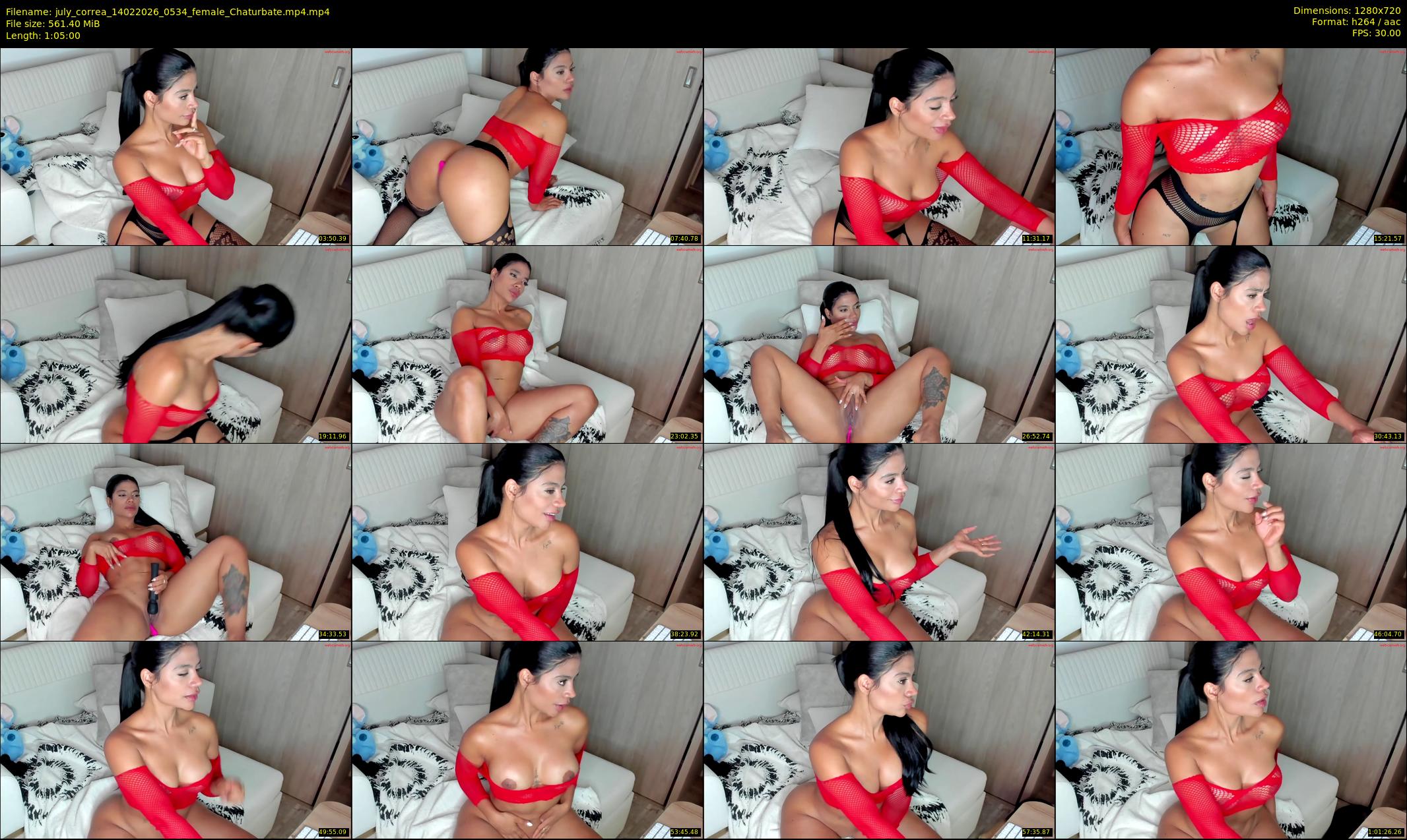 july_correa — 65 minute Chaturbate female cam show recording, 720p, Feb 14, 2026