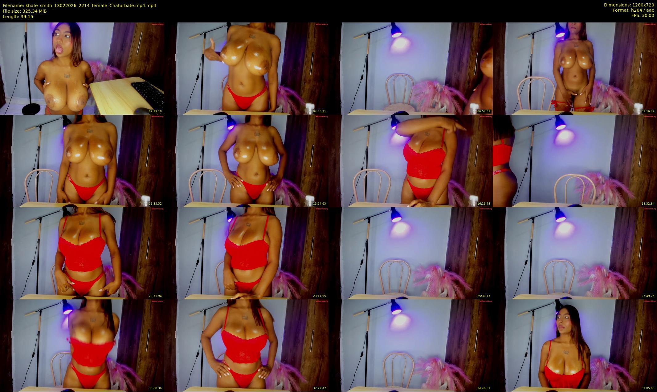 khate_smith — 40 minute Chaturbate female cam show recording, 720p, Feb 13, 2026