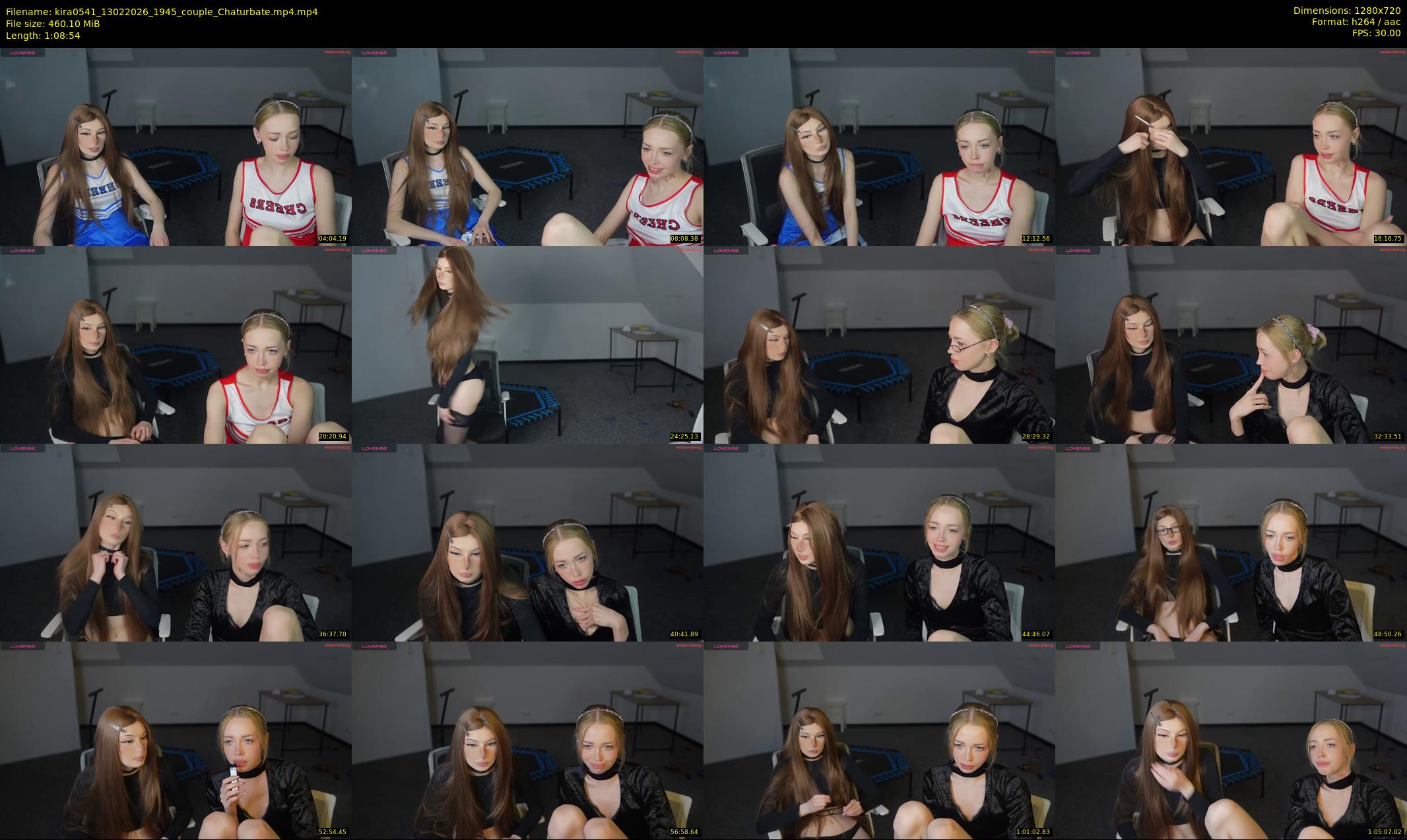 kira0541 — 69 minute Chaturbate couple cam show recording, 720p, Feb 13, 2026