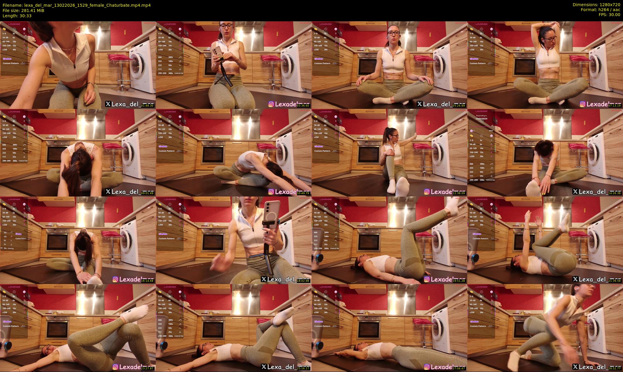 lexa_del_mar — 31 minute Chaturbate female cam show recording, 720p, Feb 13, 2026
