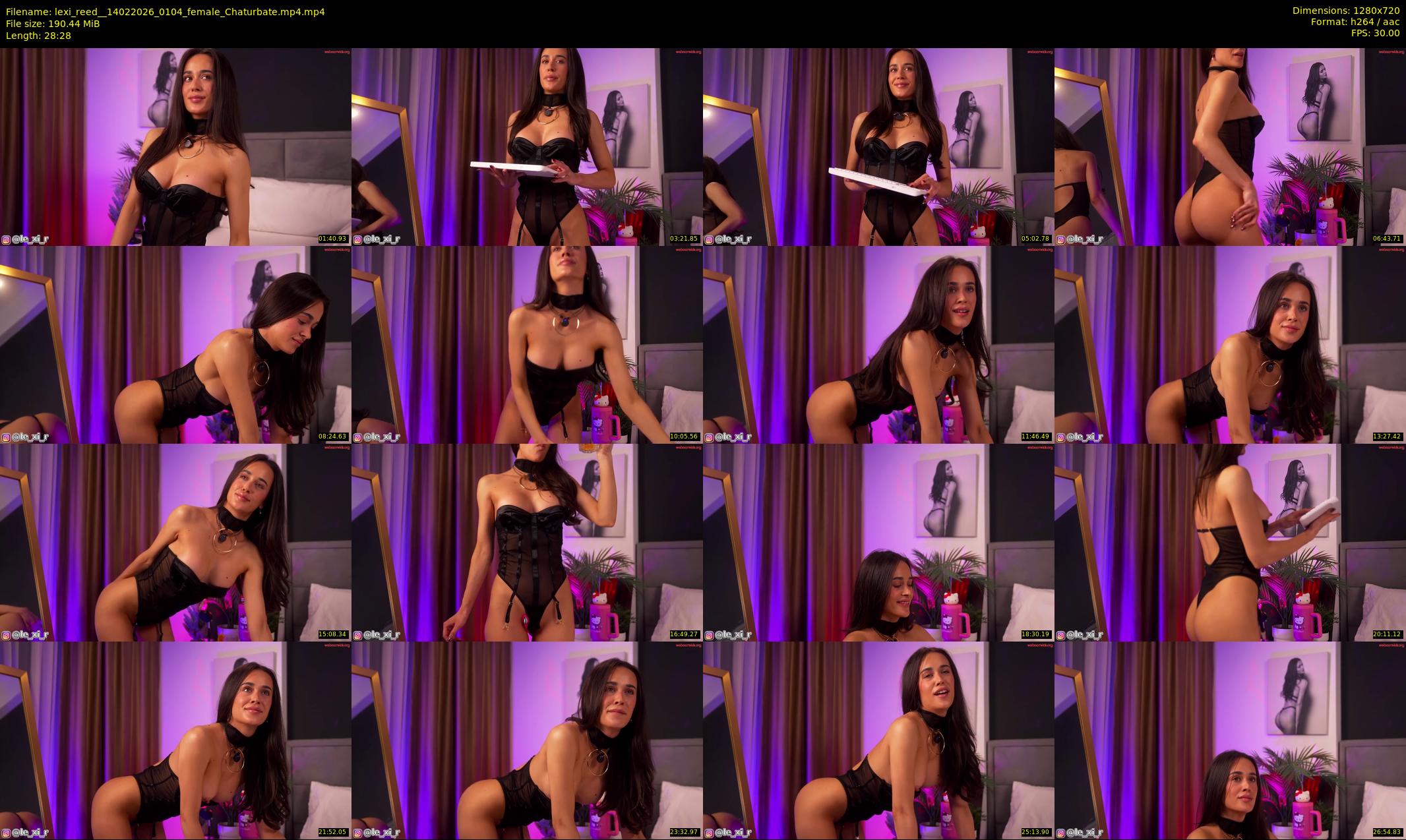 lexi_reed_ — 29 minute Chaturbate female cam show recording, 720p, Feb 14, 2026
