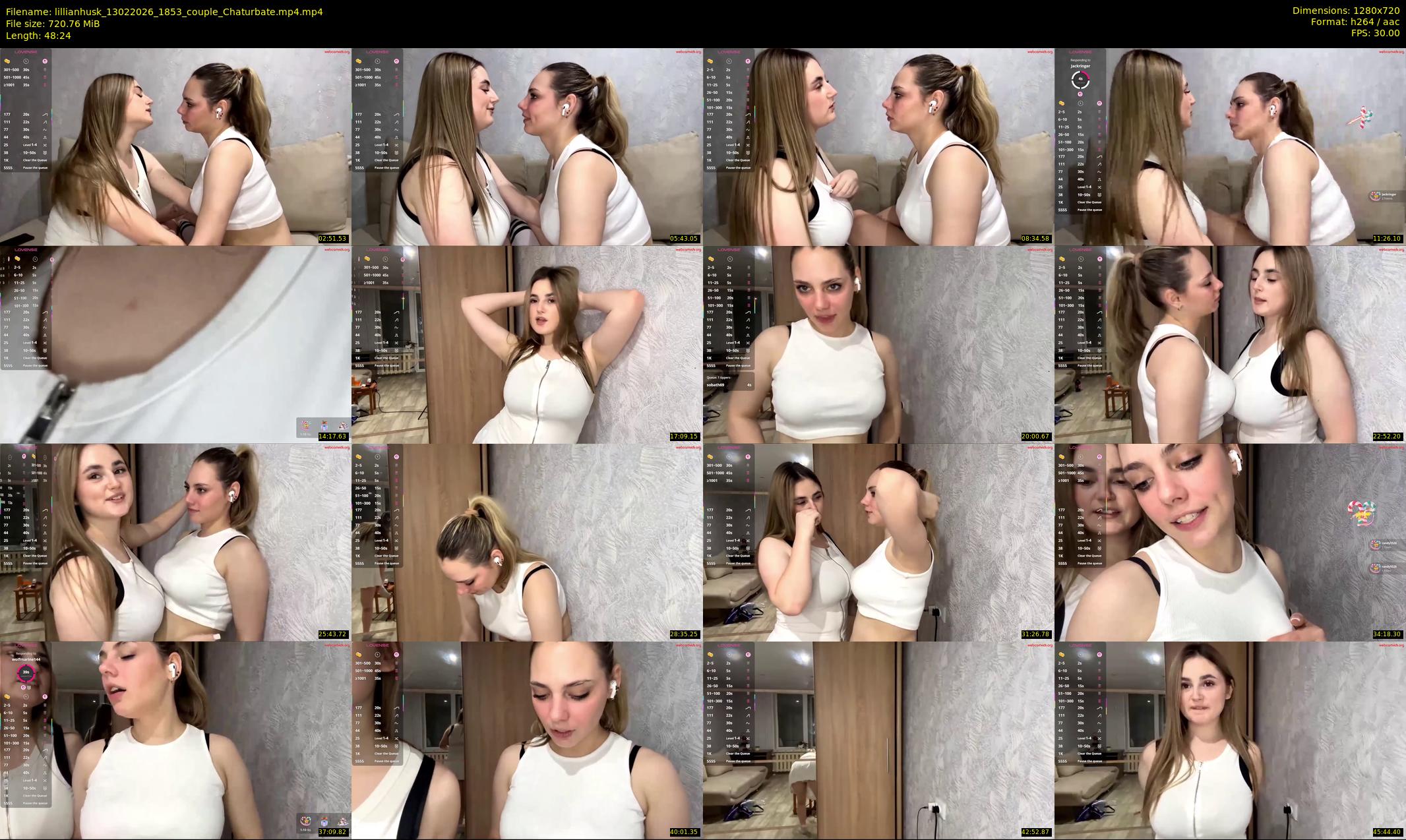 lillianhusk — 49 minute Chaturbate female cam show recording, 720p, Feb 13, 2026