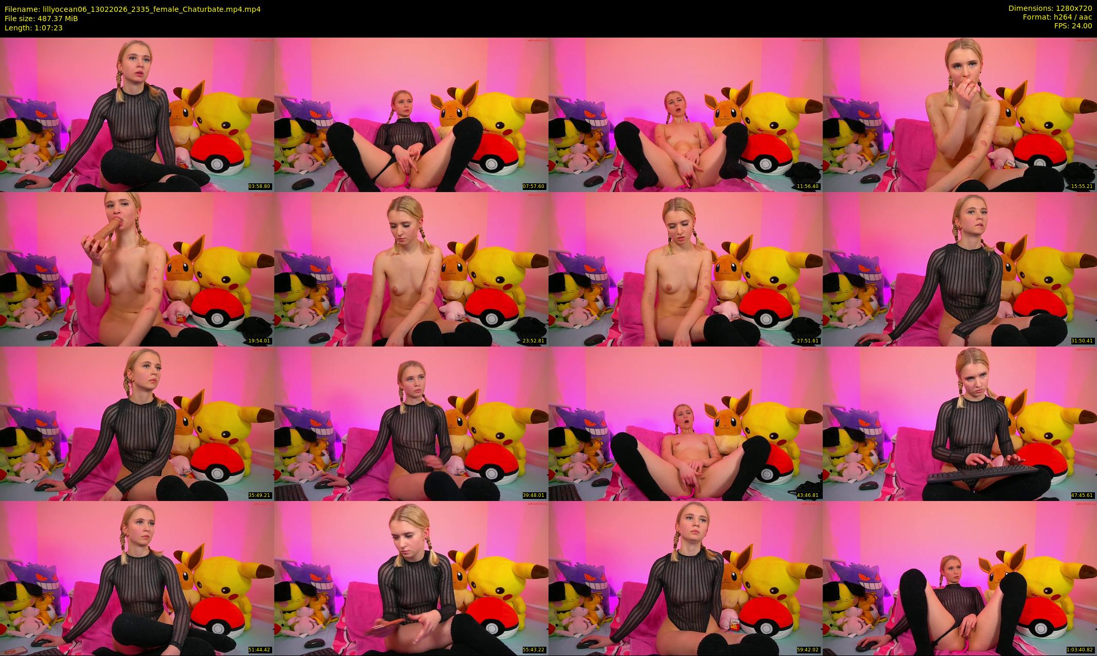 lillyocean06 — 68 minute Chaturbate female cam show recording, 720p, Feb 13, 2026