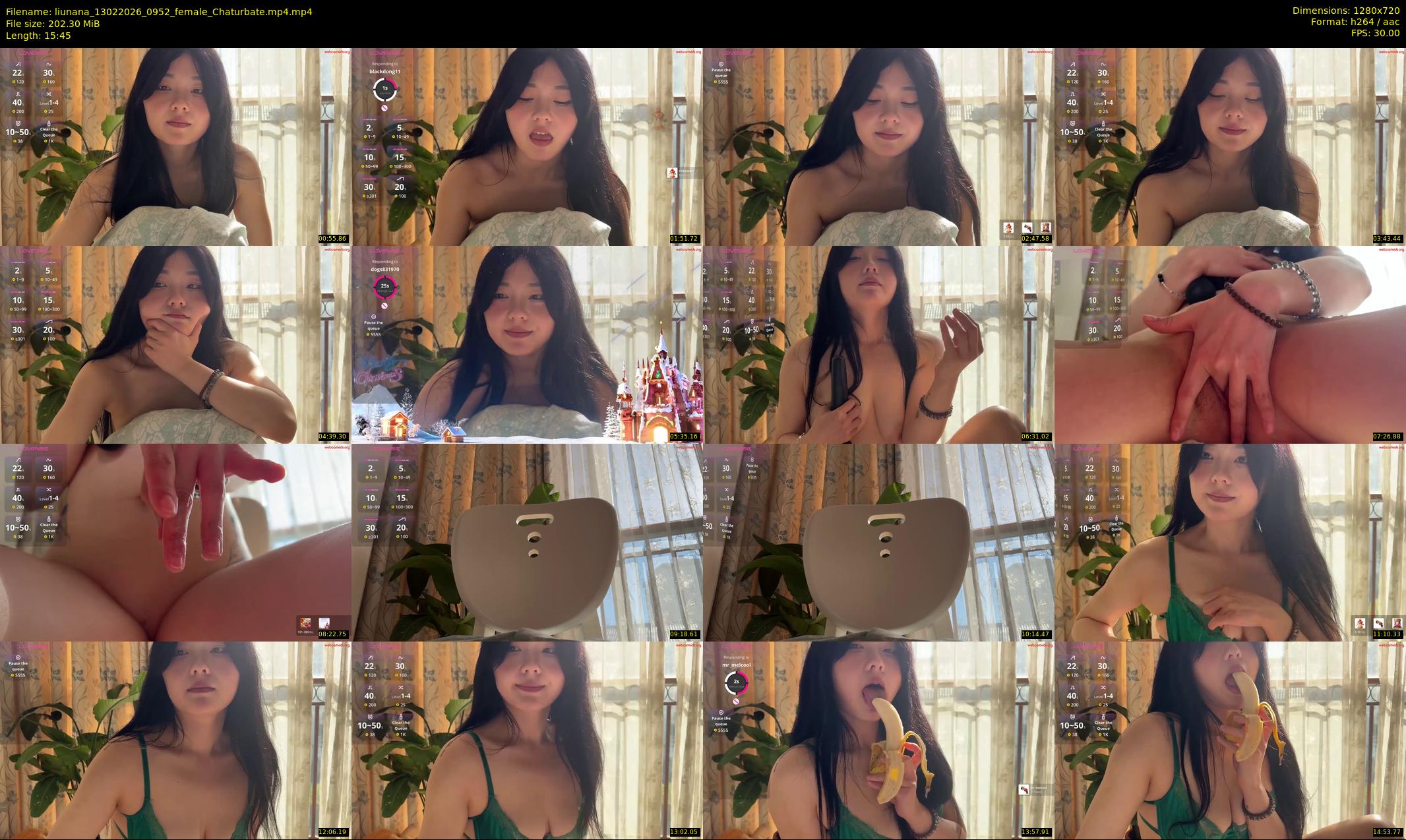 liunana — 16 minute Chaturbate female cam show recording, 720p, Feb 13, 2026