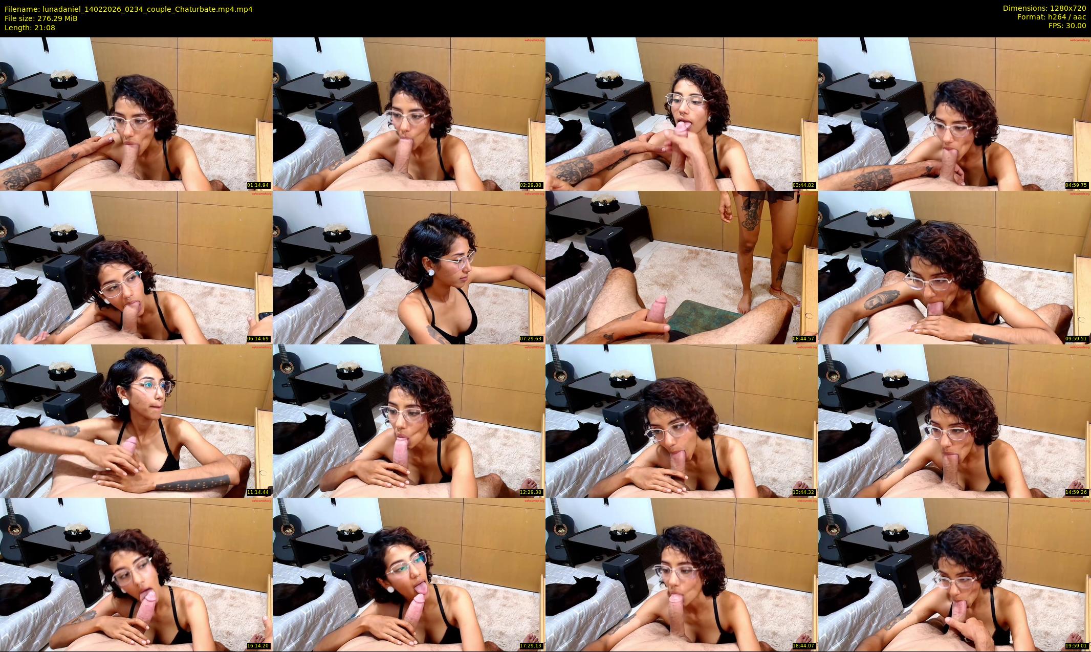 lunadaniel — 22 minute Chaturbate couple cam show recording, 720p, Feb 14, 2026