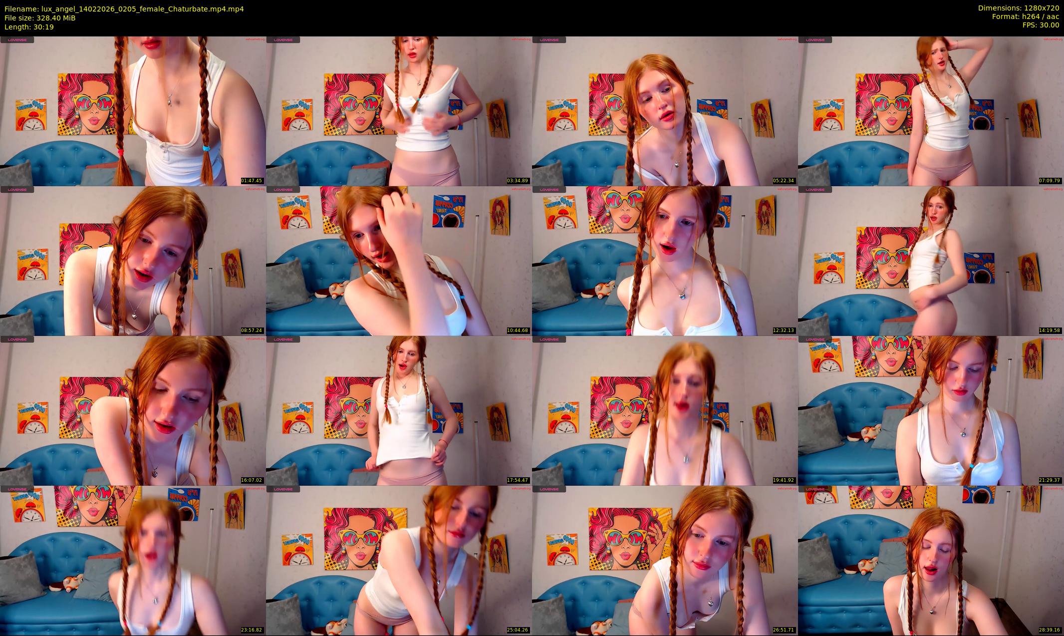 lux_angel — 31 minute Chaturbate female cam show recording, 720p, Feb 14, 2026