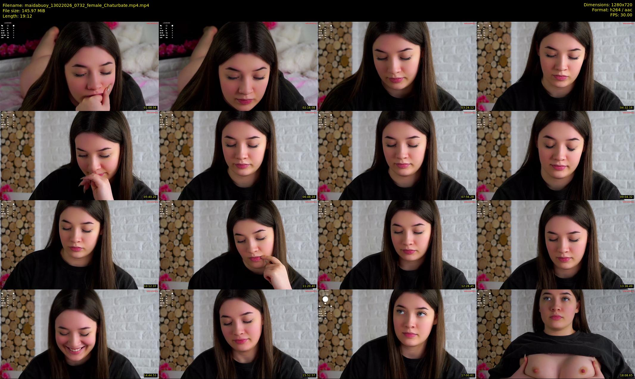 maidabuoy — 20 minute Chaturbate female cam show recording, 720p, Feb 13, 2026