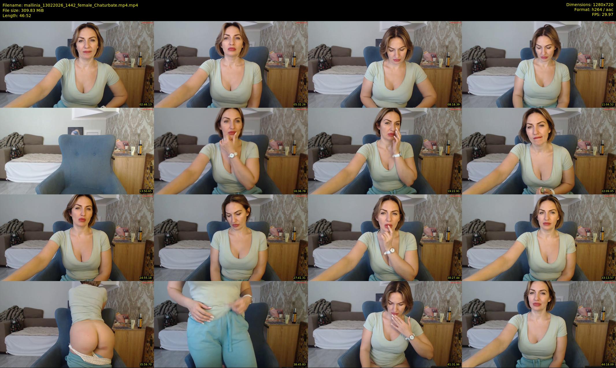 mallinia — 47 minute Chaturbate female cam show recording, 720p, Feb 13, 2026